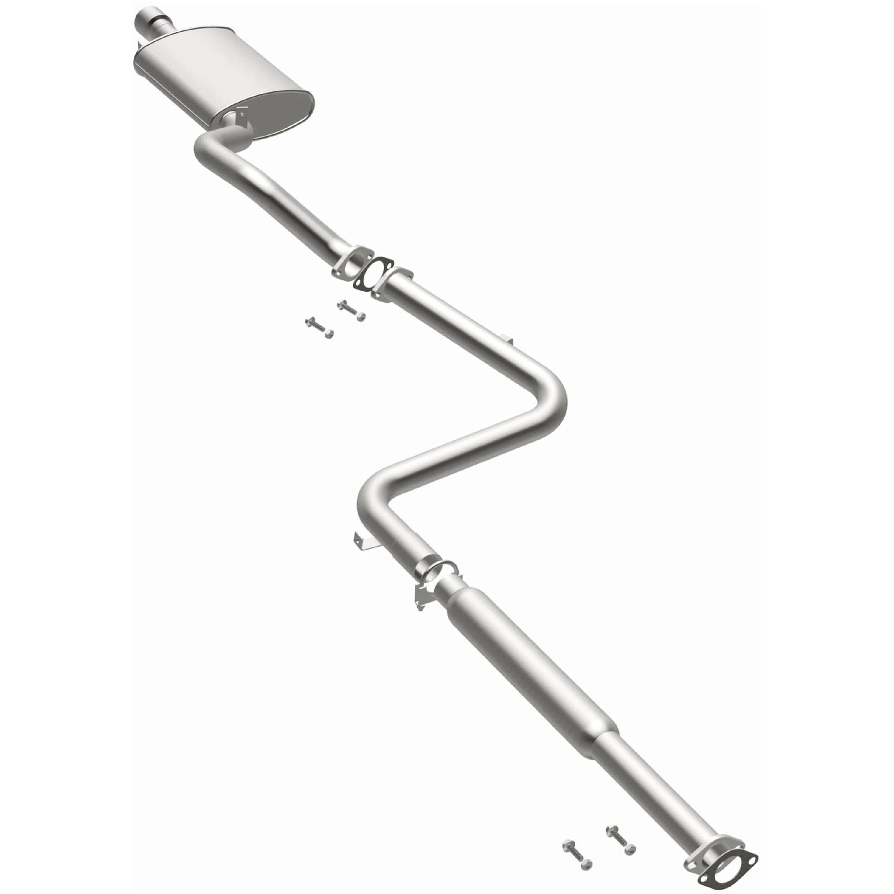 BRExhaust 2001-2005 Mitsubishi Eclipse 3.0L | 2001-2005 Mitsubishi Eclipse 2.4L Direct-Fit Exhaust System Kit 106-0622 - Image 2