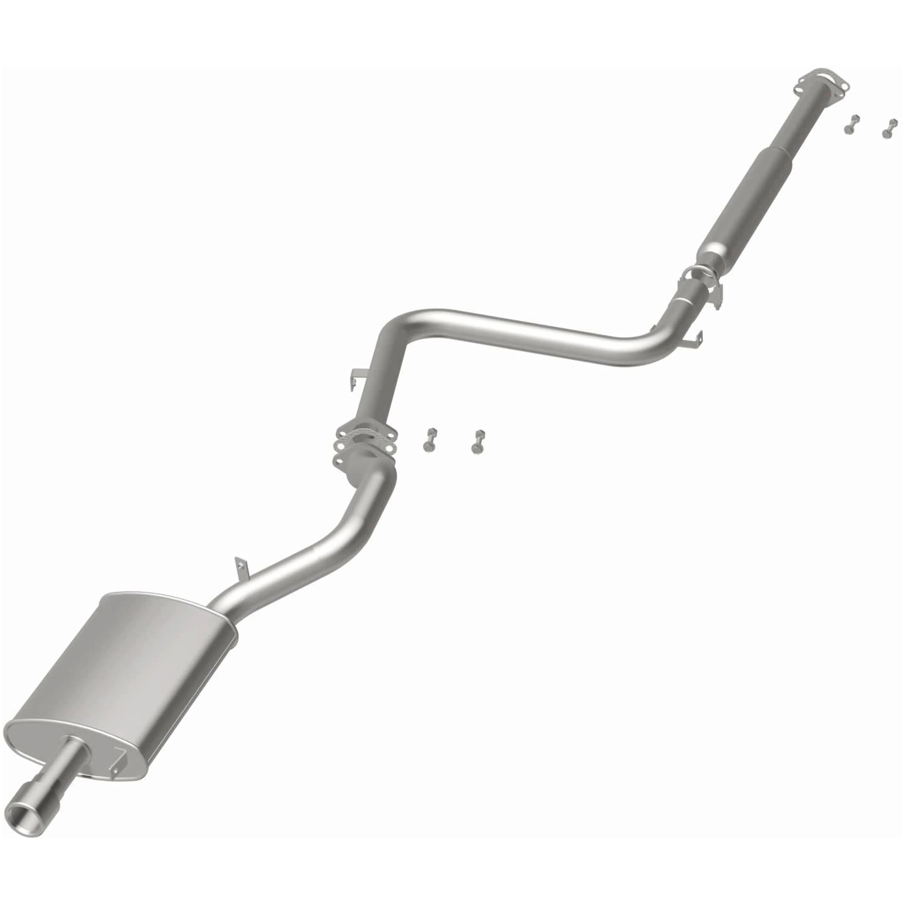 BRExhaust 2001-2005 Mitsubishi Eclipse 3.0L | 2001-2005 Mitsubishi Eclipse 2.4L Direct-Fit Exhaust System Kit 106-0622 - Image 3