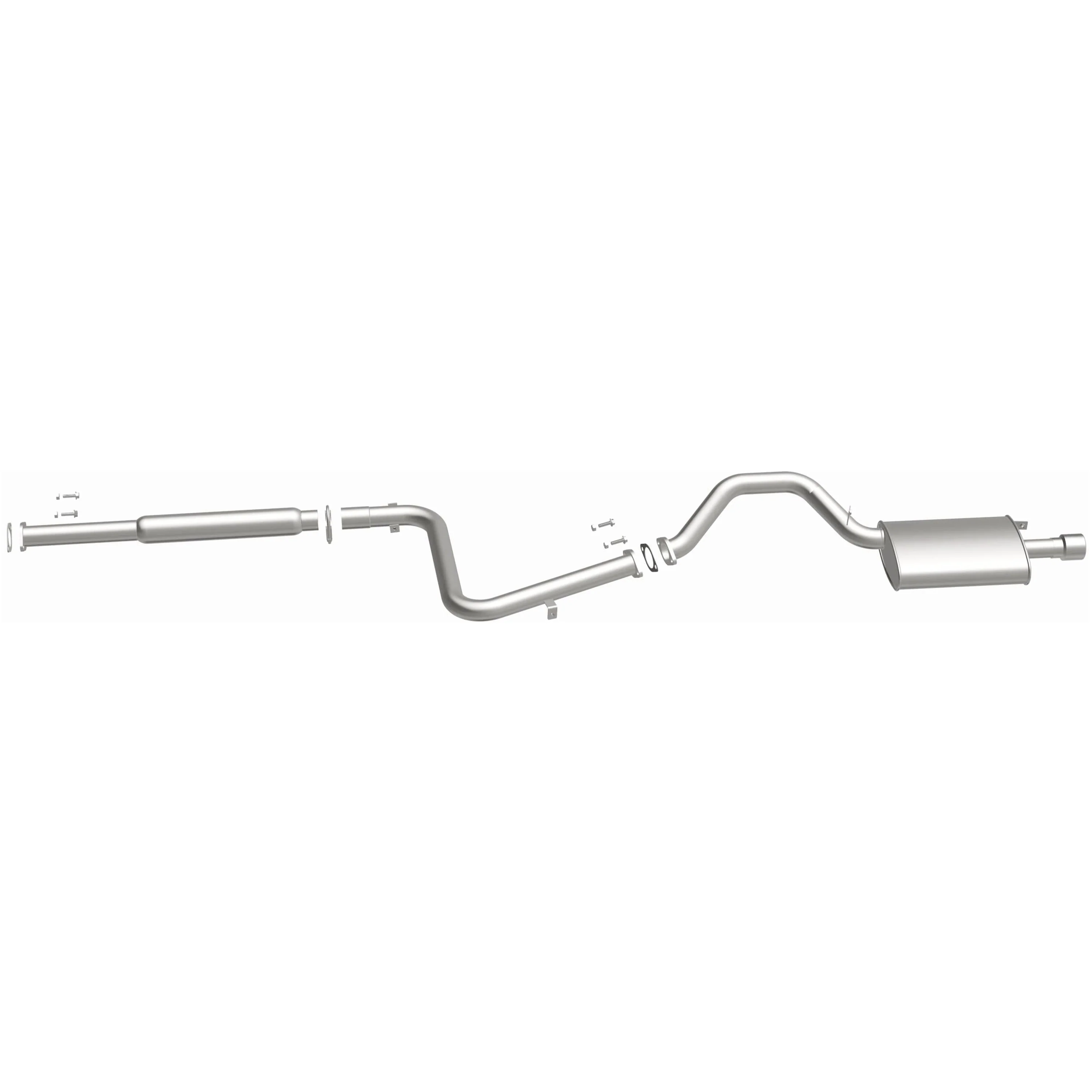 BRExhaust 2001-2005 Mitsubishi Eclipse 3.0L | 2001-2005 Mitsubishi Eclipse 2.4L Direct-Fit Exhaust System Kit 106-0622 - Image 5