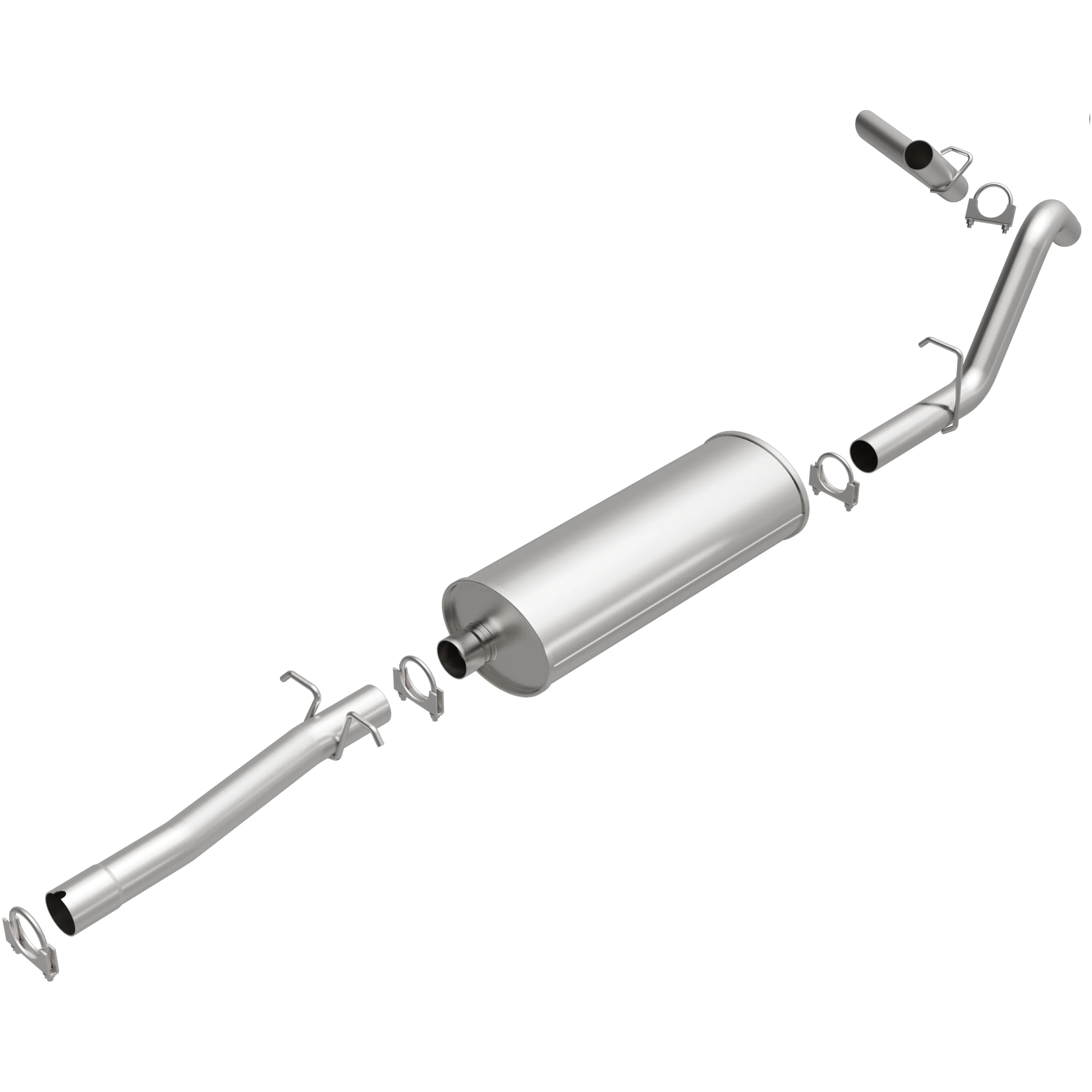 BRExhaust 2000-2003 Dodge Dakota 3.9L Direct-Fit Exhaust System Kit 106-0623 - Image 2