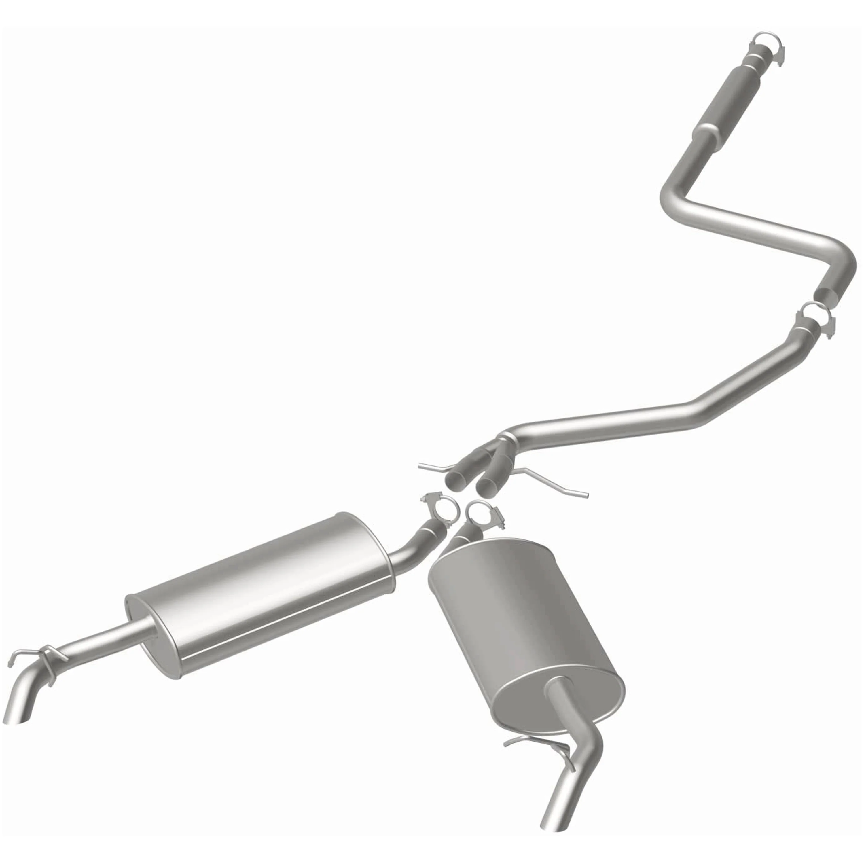 BRExhaust 1996-1999 Cadillac DeVille 4.6L Direct-Fit Exhaust System Kit 106-0624 - Image 3