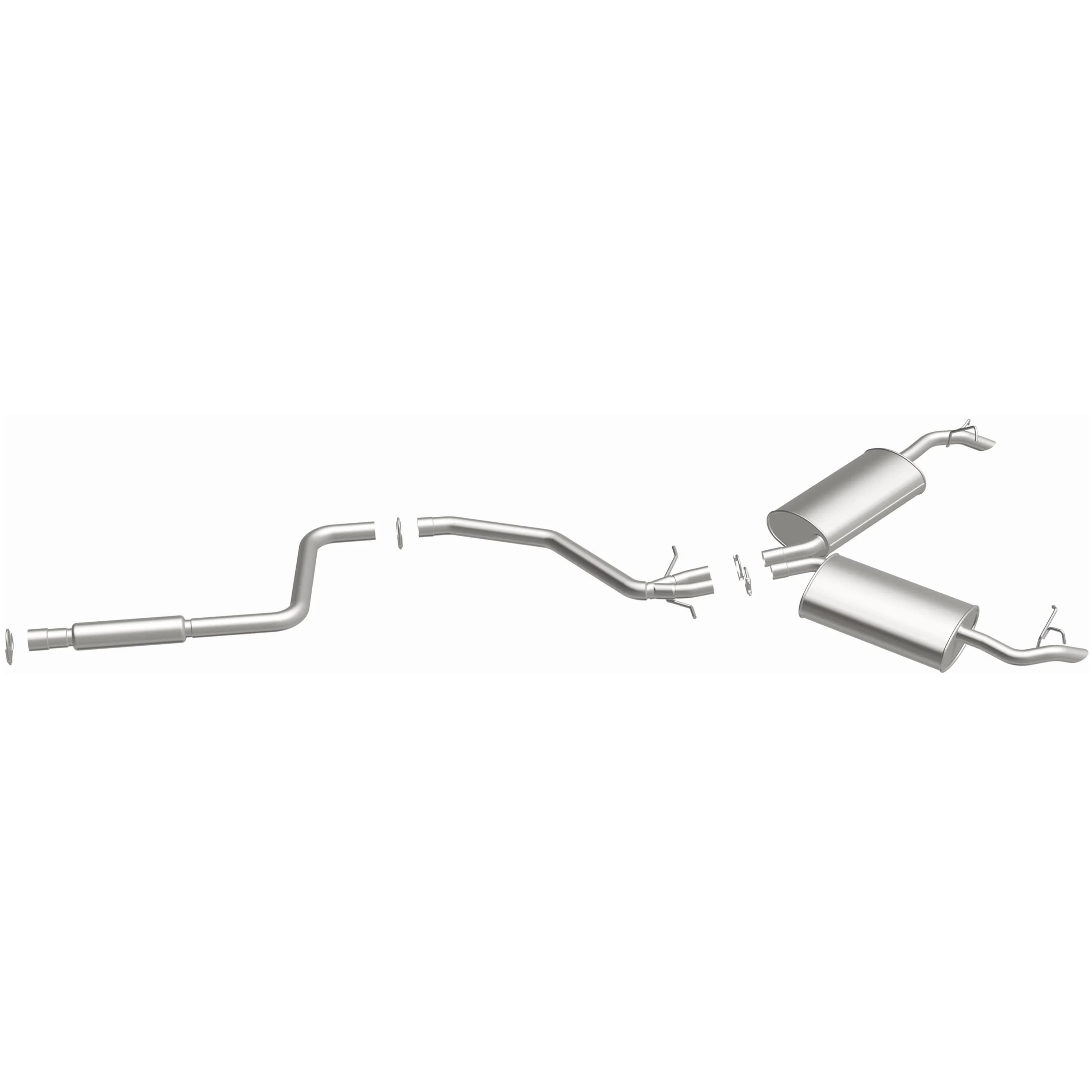 BRExhaust 1996-1999 Cadillac DeVille 4.6L Direct-Fit Exhaust System Kit 106-0624 - Image 5