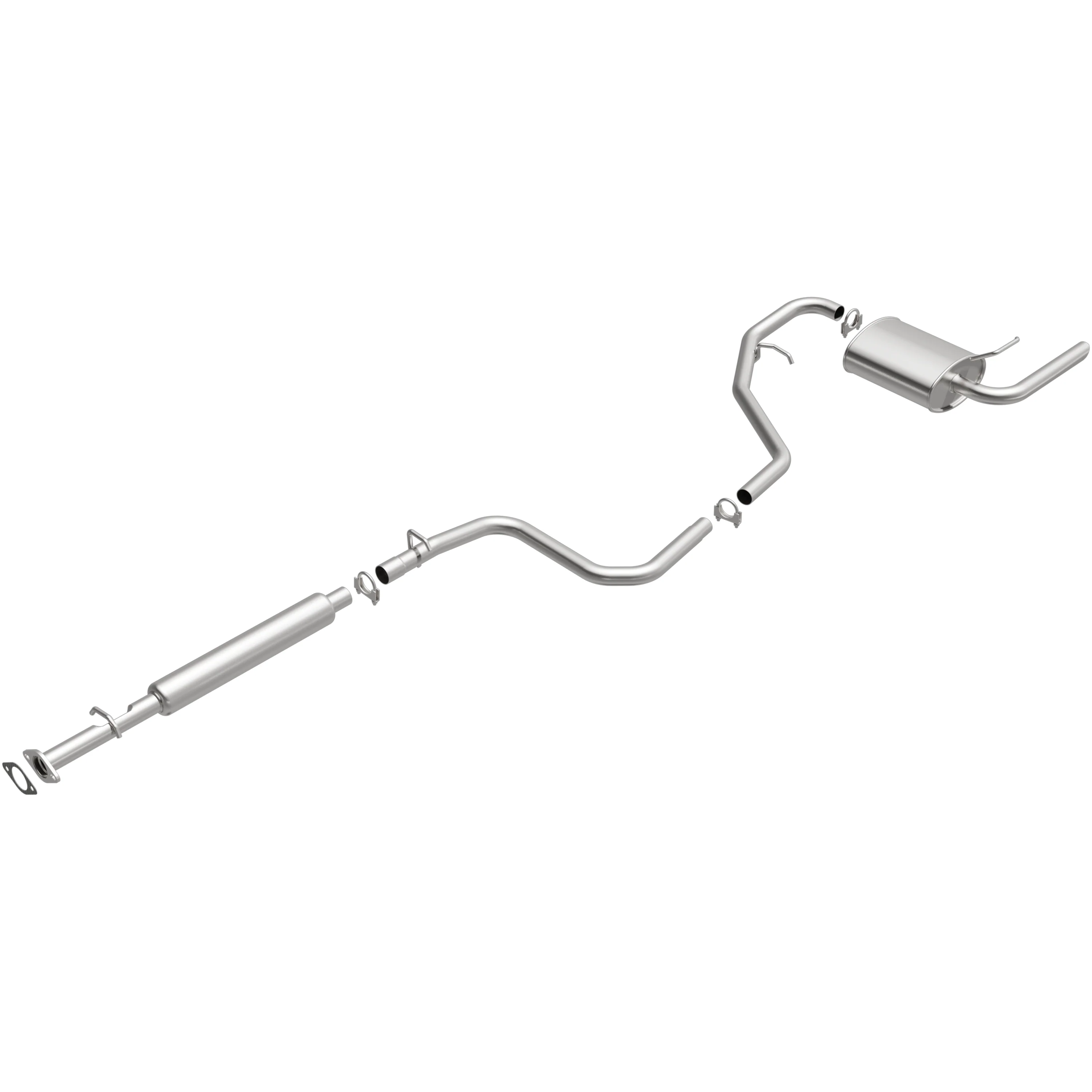 BRExhaust 2005-2006 Chevrolet Malibu 3.5L Direct-Fit Exhaust System Kit 106-0629 - Image 2