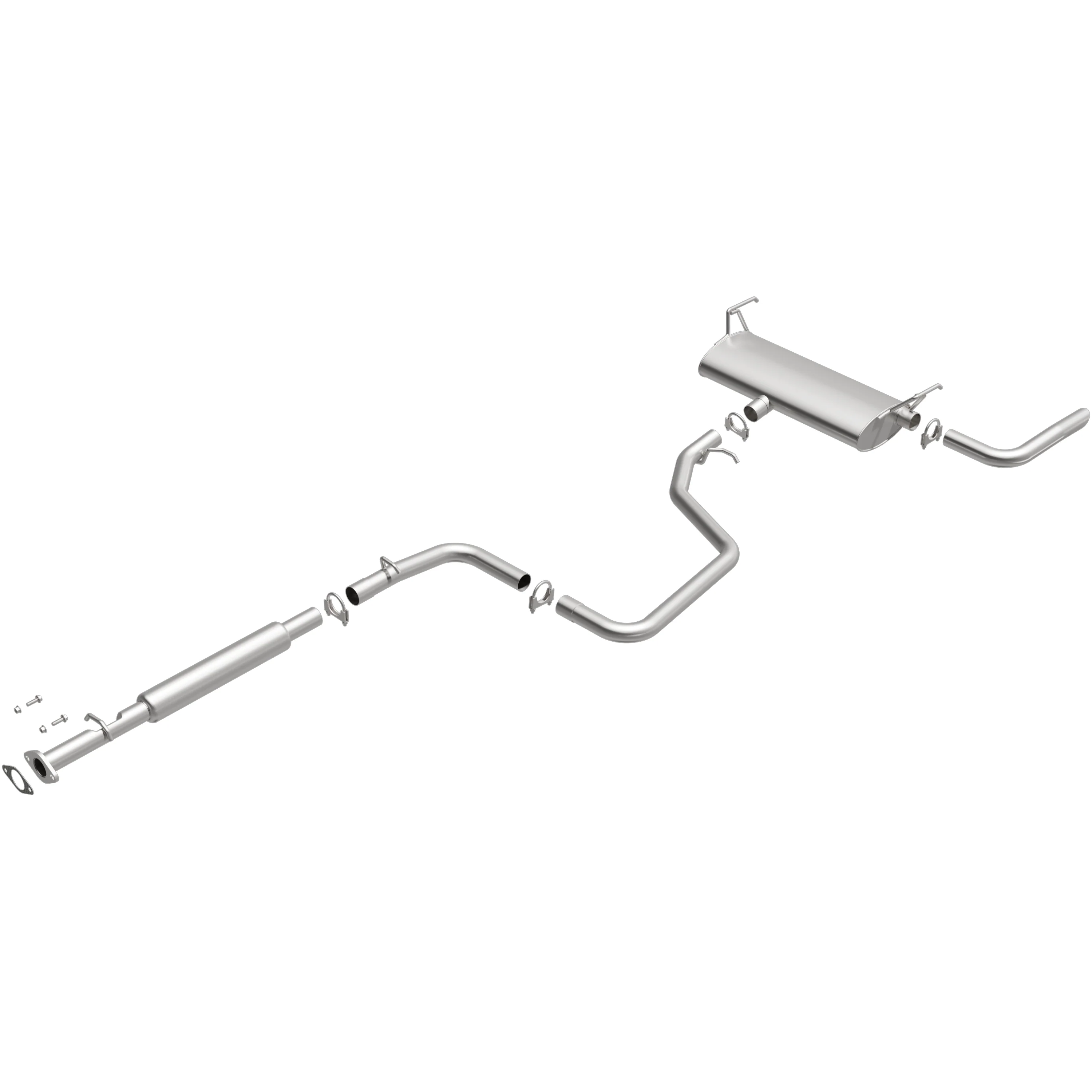 BRExhaust 2005-2007 Pontiac G6 3.5L | 2006-2007 Pontiac G6 2.4L Direct-Fit Exhaust System Kit 106-0633 - Image 2