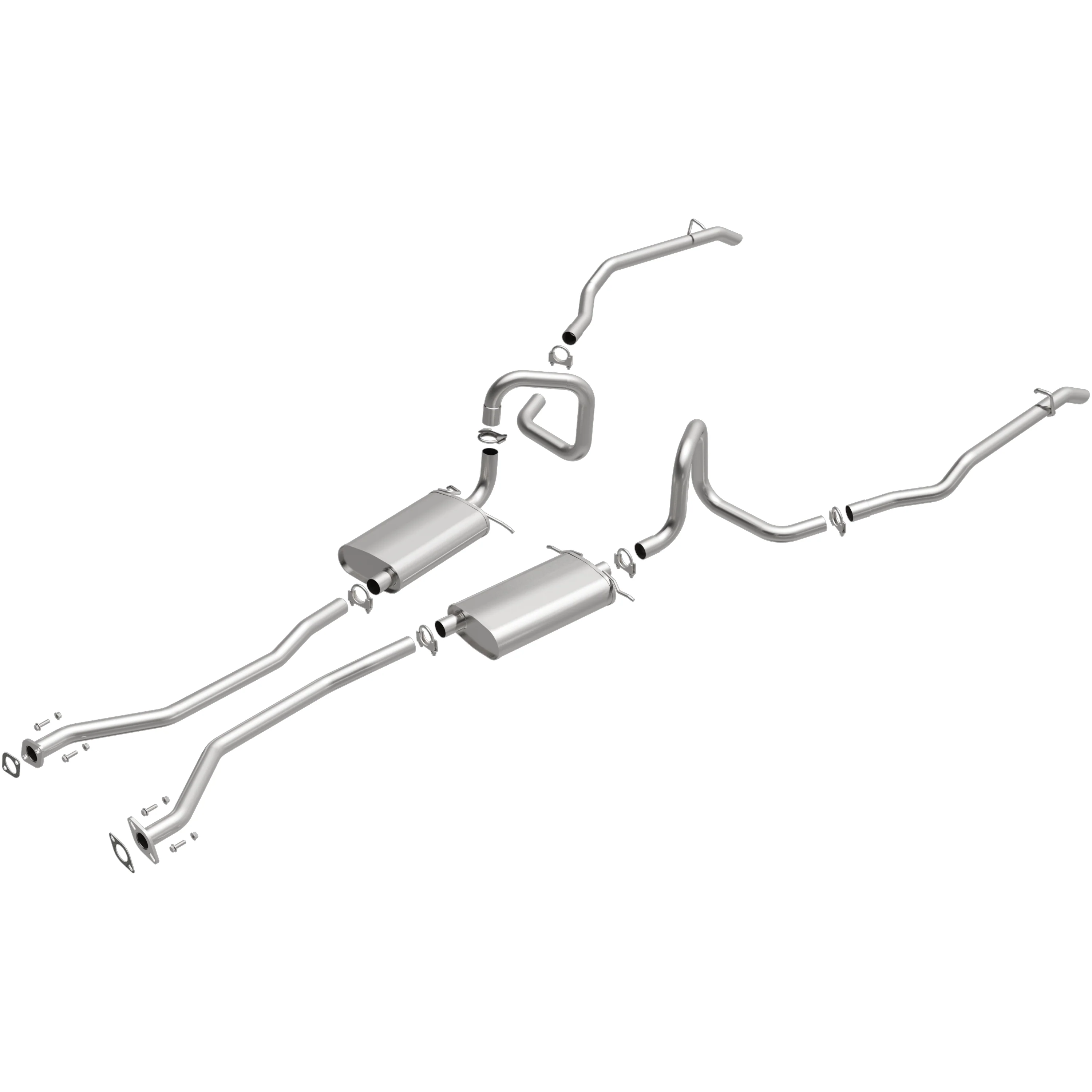 BRExhaust 1998-2002 Ford Crown Victoria 4.6L | 1998-2002 Mercury Grand Marquis 4.6L Direct-Fit Exhaust System Kit 106-0634 - Image 4