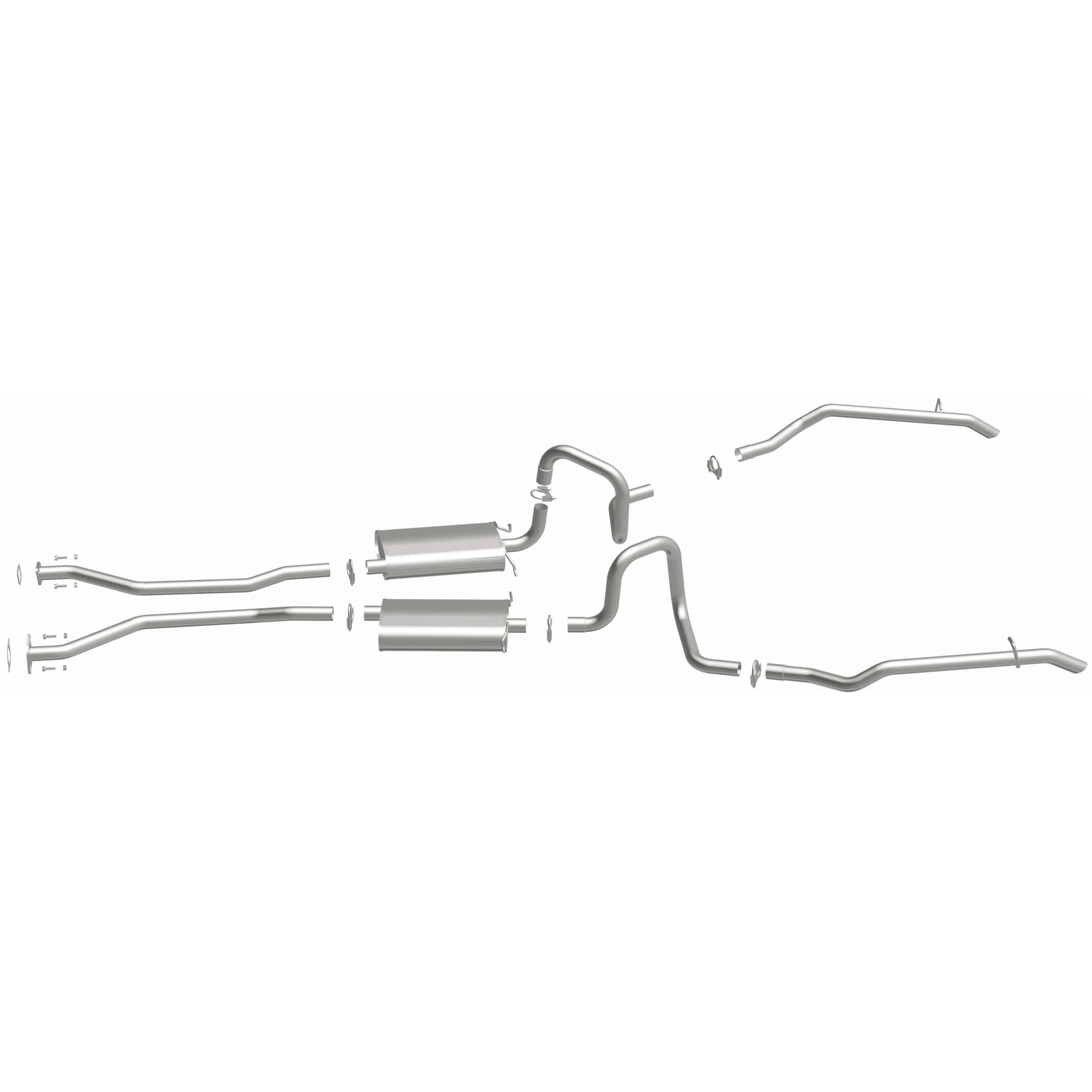 BRExhaust 1998-2002 Ford Crown Victoria 4.6L | 1998-2002 Mercury Grand Marquis 4.6L Direct-Fit Exhaust System Kit 106-0634 - Image 5