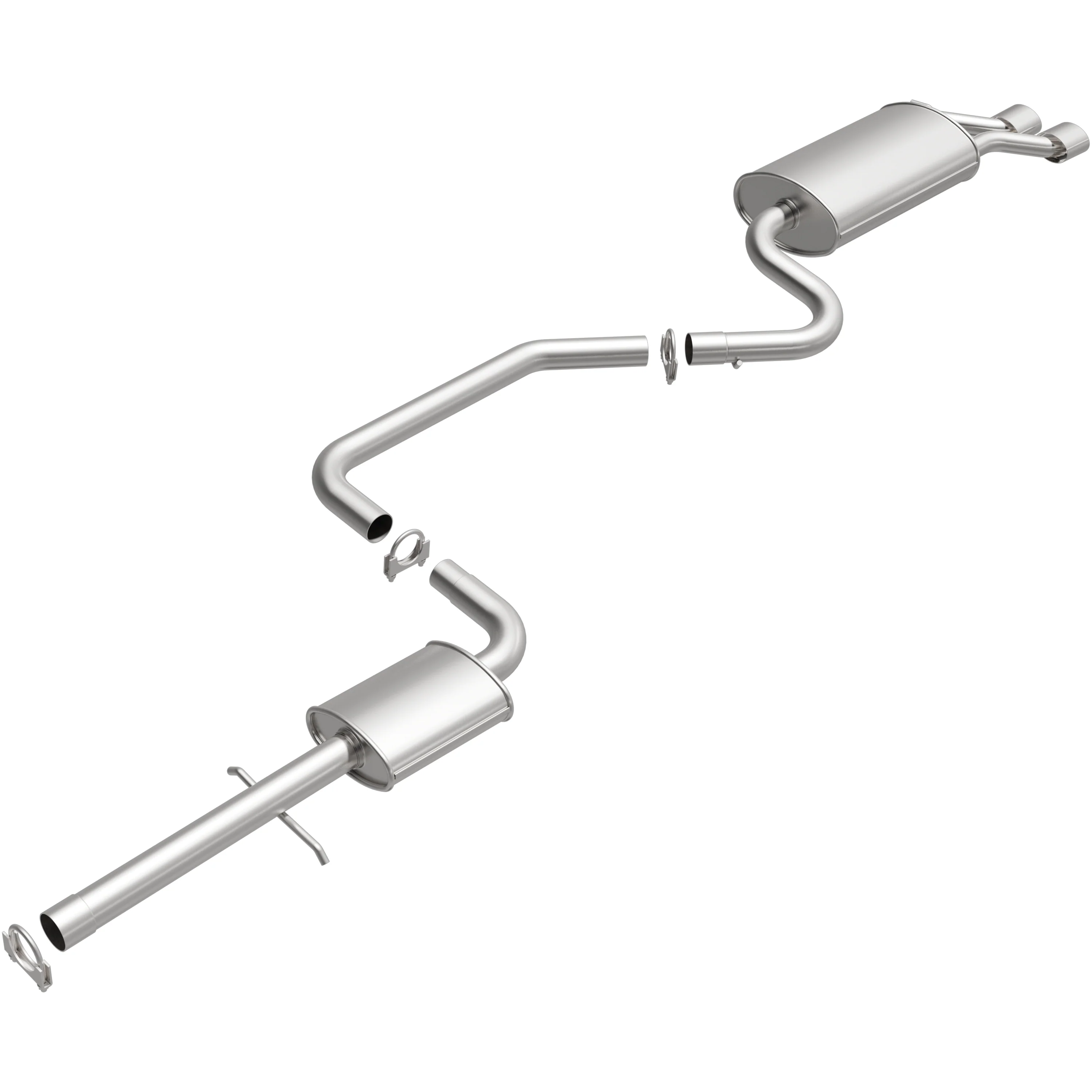BRExhaust 1996-2000 Chrysler Sebring 2.5L Direct-Fit Exhaust System Kit 106-0635 - Image 2