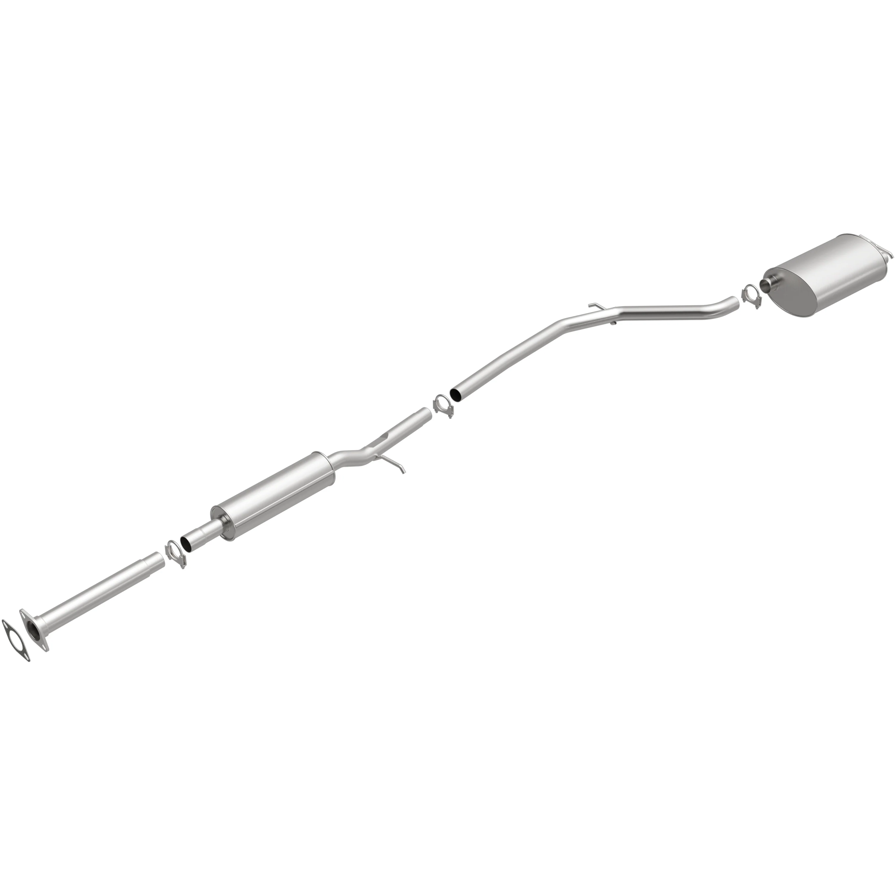 BRExhaust 2008-2012 Ford Taurus 3.5L | 2008-2009 Mercury Sable 3.5L Direct-Fit Exhaust System Kit 106-0639 - Image 4