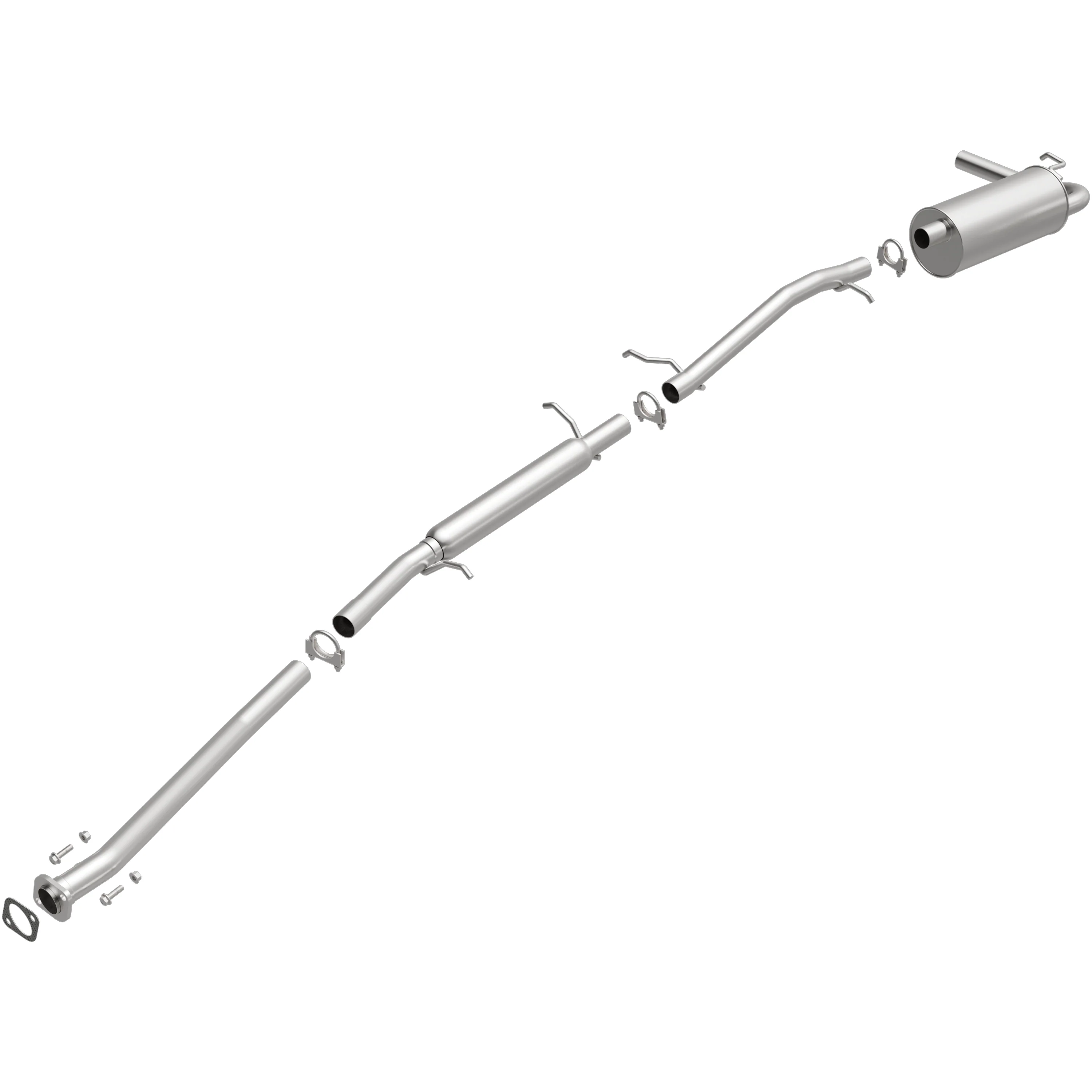 BRExhaust 1999-2002 Mercury Villager 3.3L | 1999-2002 Nissan Quest 3.3L Direct-Fit Exhaust System Kit 106-0641 - Image 2
