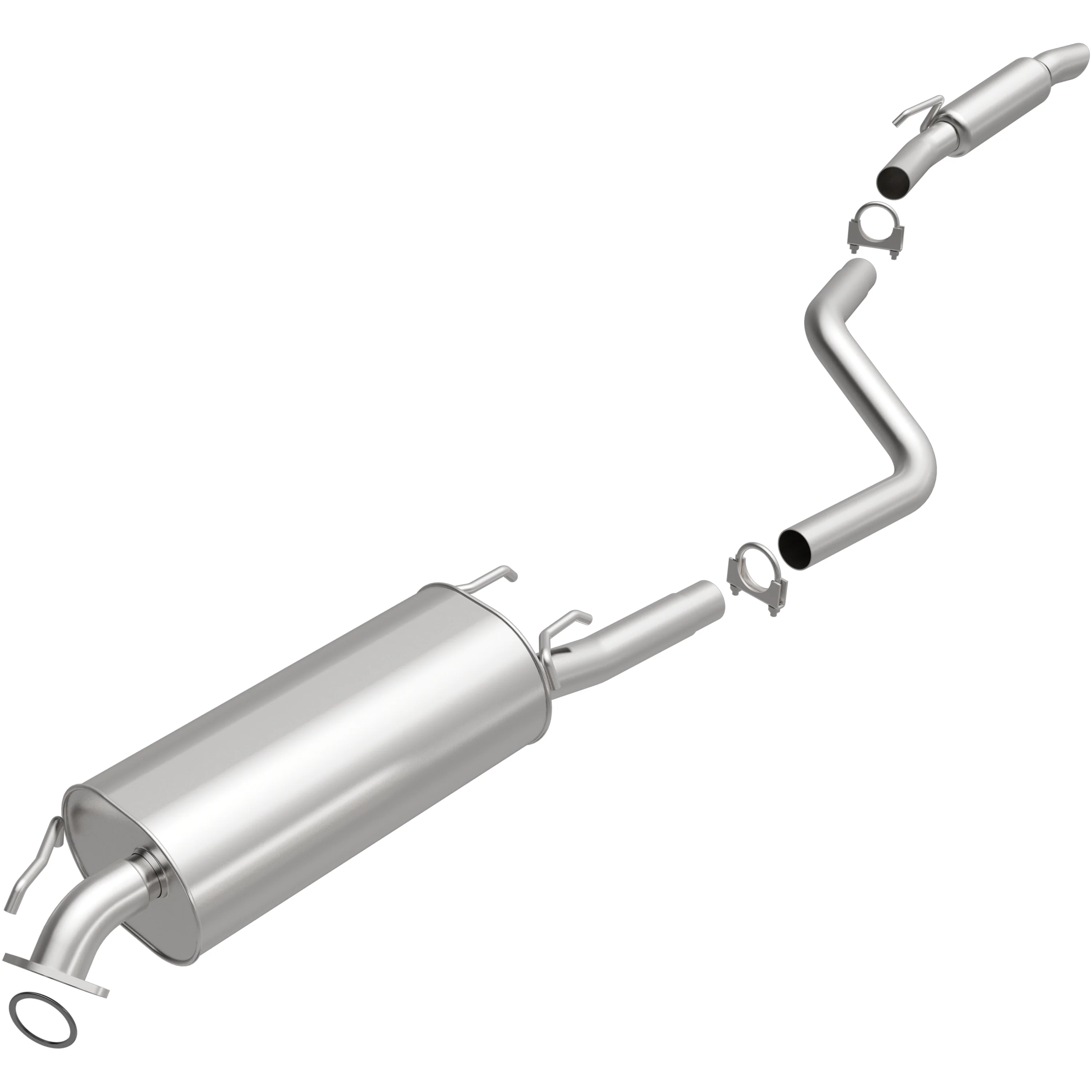 BRExhaust 2004-2006 Toyota Sienna 3.3L | 2007-2010 Toyota Sienna 3.5L Direct-Fit Exhaust System Kit 106-0644 - Image 4