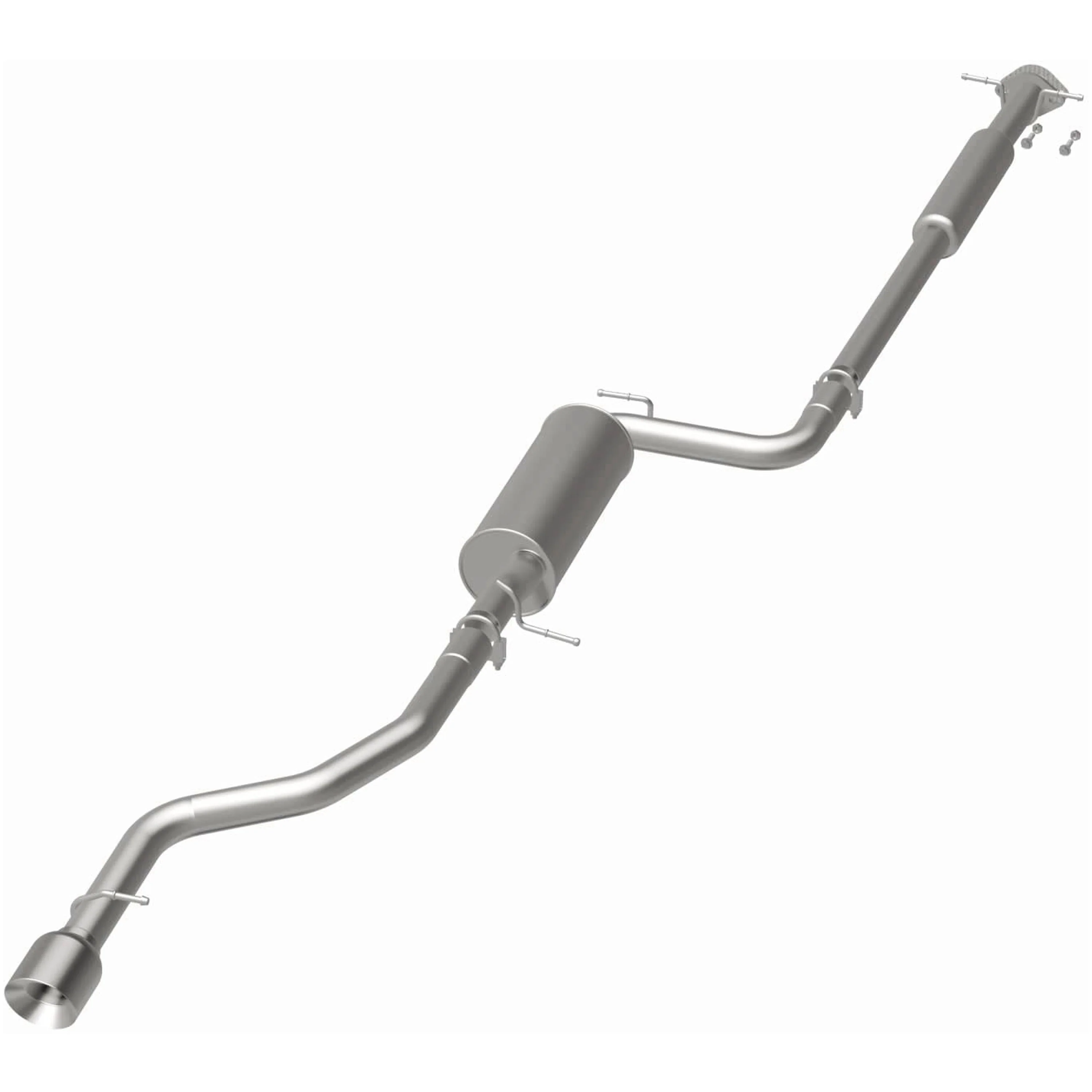 BRExhaust 2008-2011 Ford Focus 2.0L Direct-Fit Exhaust System Kit 106-0645 - Image 3