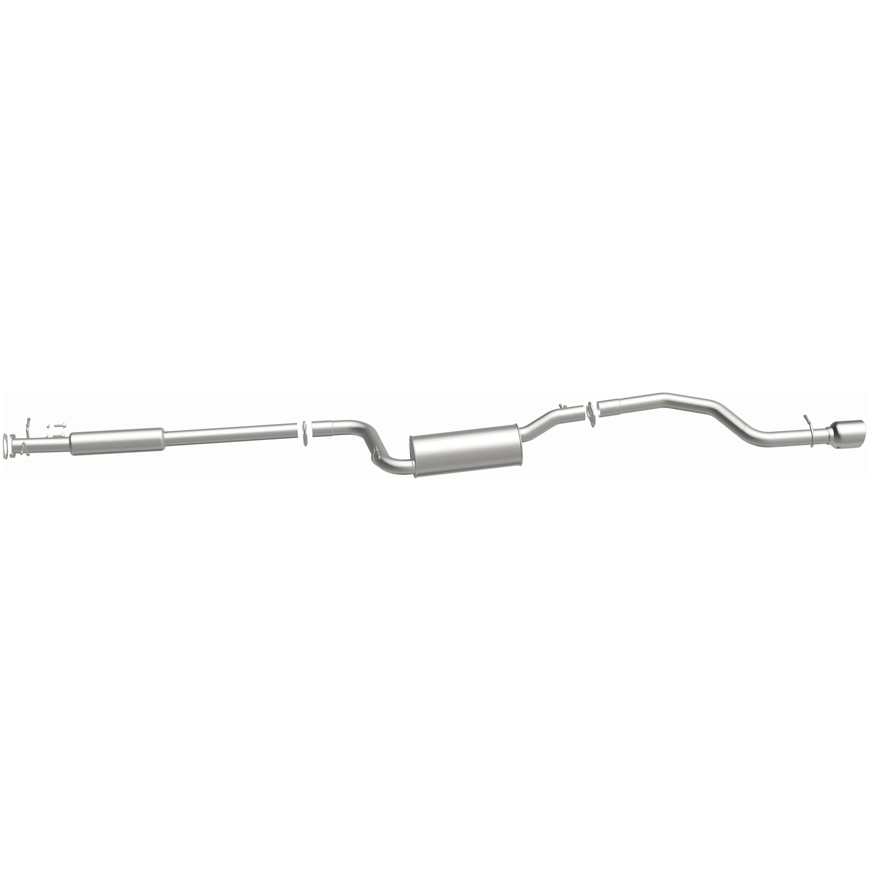 BRExhaust 2008-2011 Ford Focus 2.0L Direct-Fit Exhaust System Kit 106-0645 - Image 5