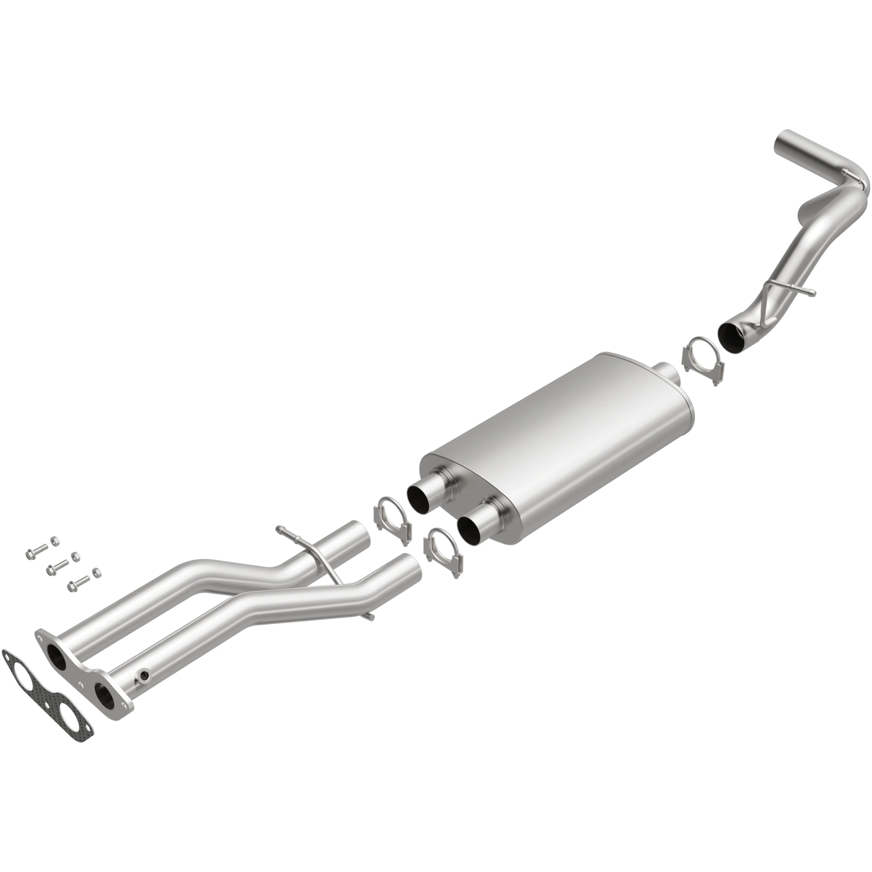 BRExhaust 1996-2000 Chevrolet Tahoe 5.7L | 1996-2000 GMC Yukon 5.7L Direct-Fit Exhaust System Kit 106-0665 - Image 4