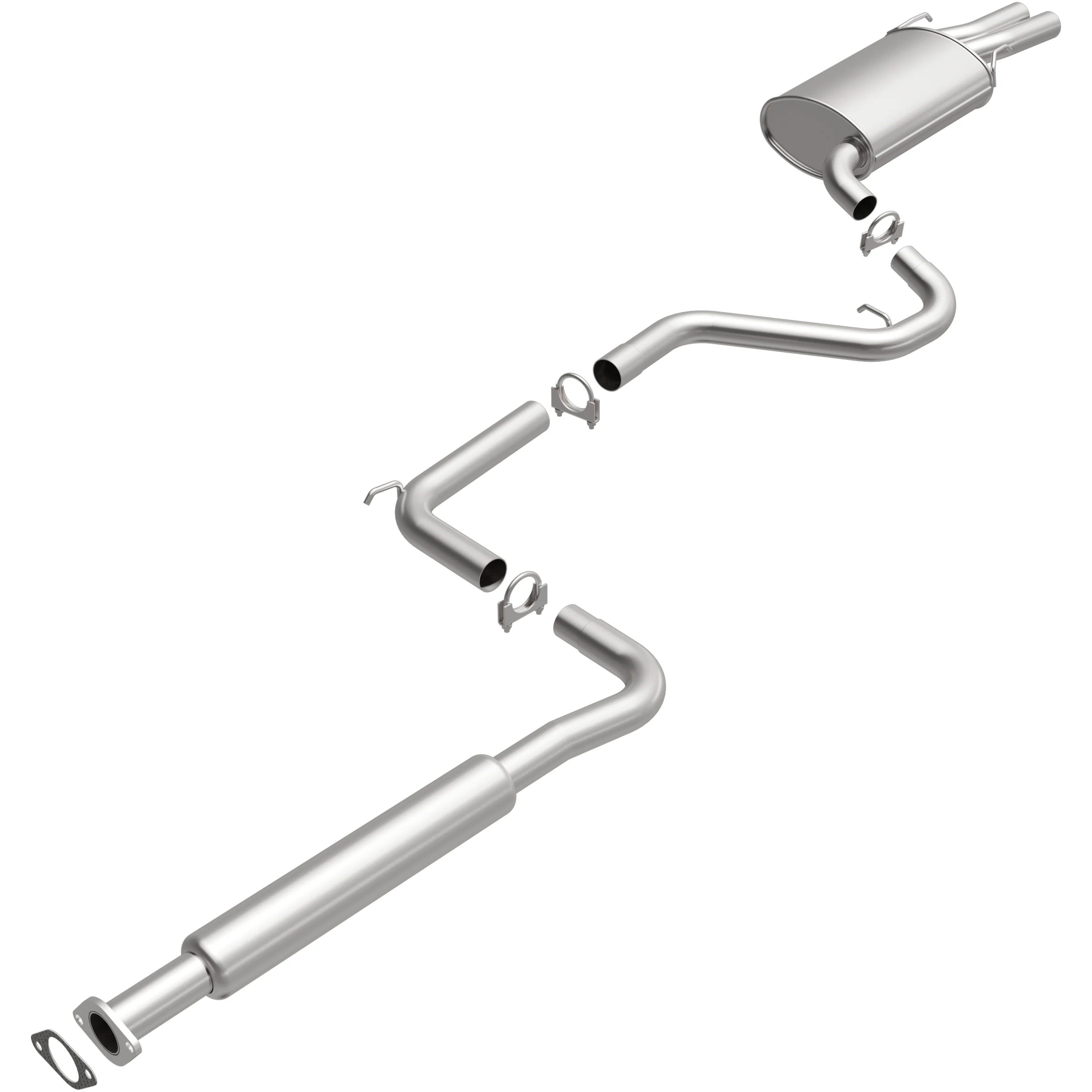 BRExhaust 1998-1999 Oldsmobile Intrigue 3.8L | 1999-2002 Oldsmobile Intrigue 3.5L Direct-Fit Exhaust System Kit 106-0667 - Image 4