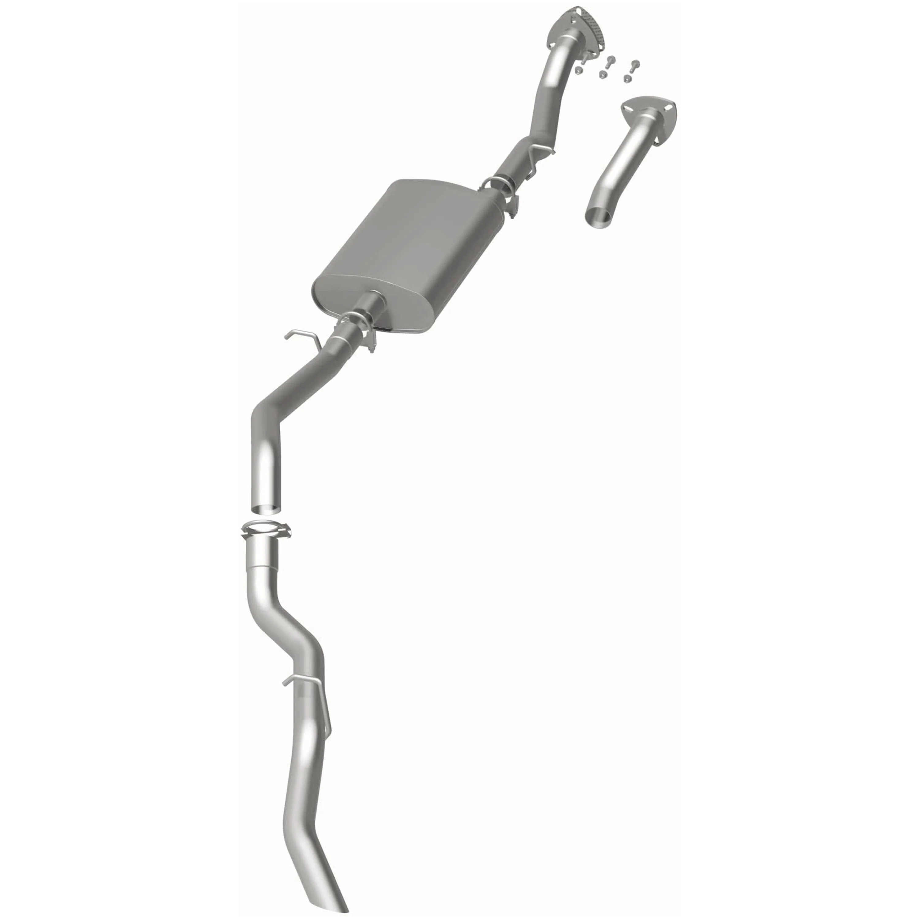 BRExhaust 1996-1999 Chevrolet S10 4.3L | 1996-1999 GMC Sonoma 4.3L Direct-Fit Exhaust System Kit 106-0688 - Image 3