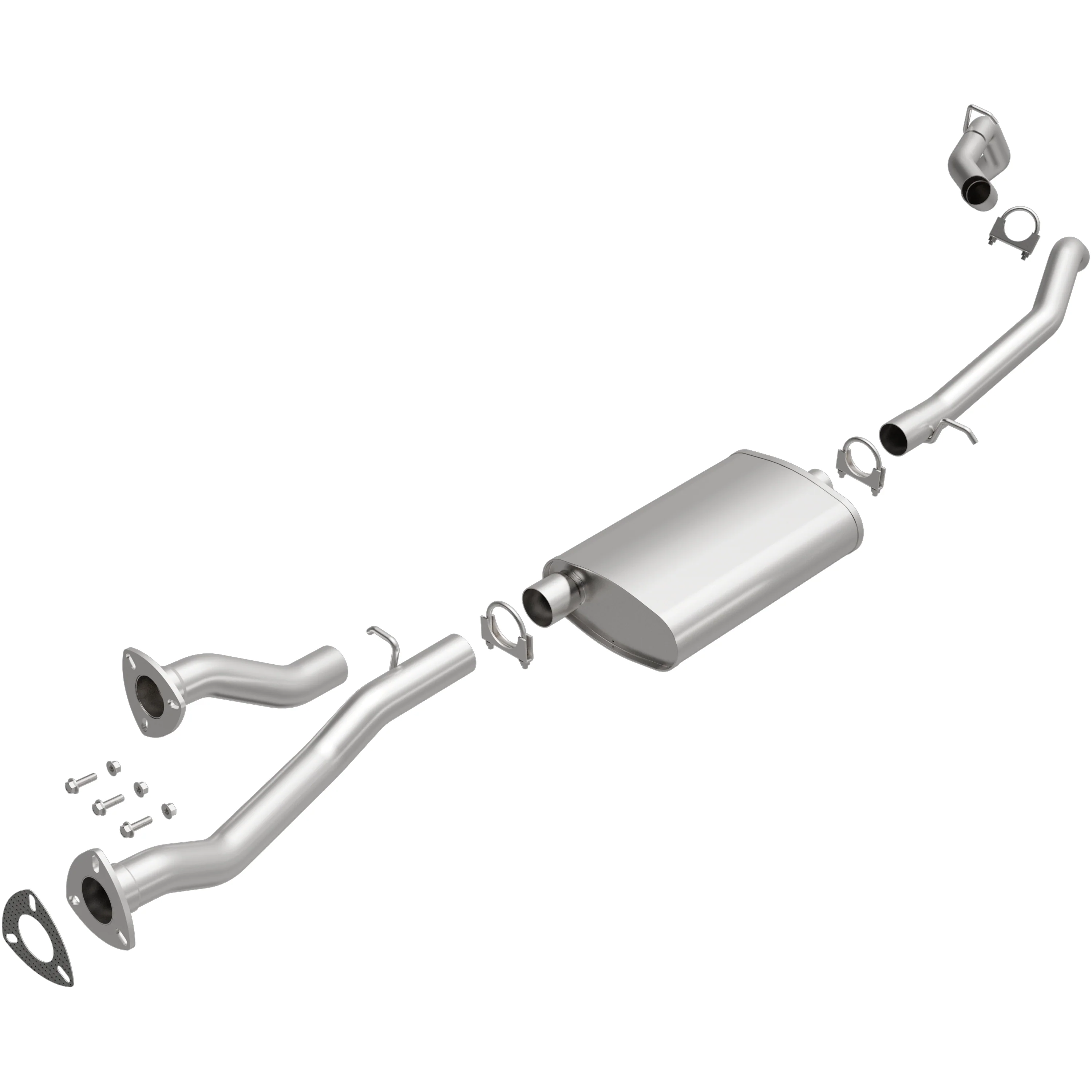 BRExhaust 1996-1999 Chevrolet S10 4.3L | 1996-1999 GMC Sonoma 4.3L Direct-Fit Exhaust System Kit 106-0688 - Image 4
