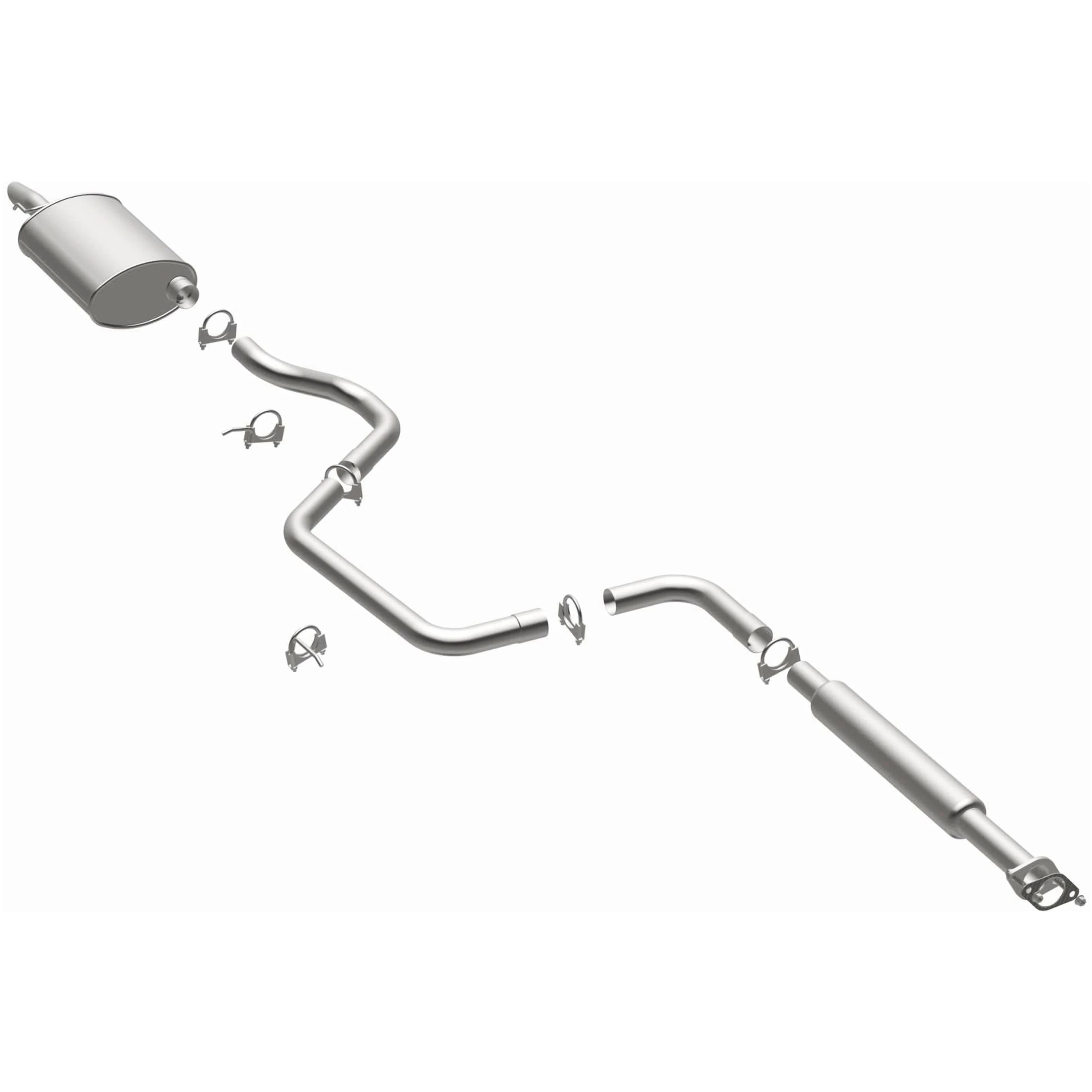 BRExhaust Direct-Fit Exhaust System Kit 106-0718 - Image 2