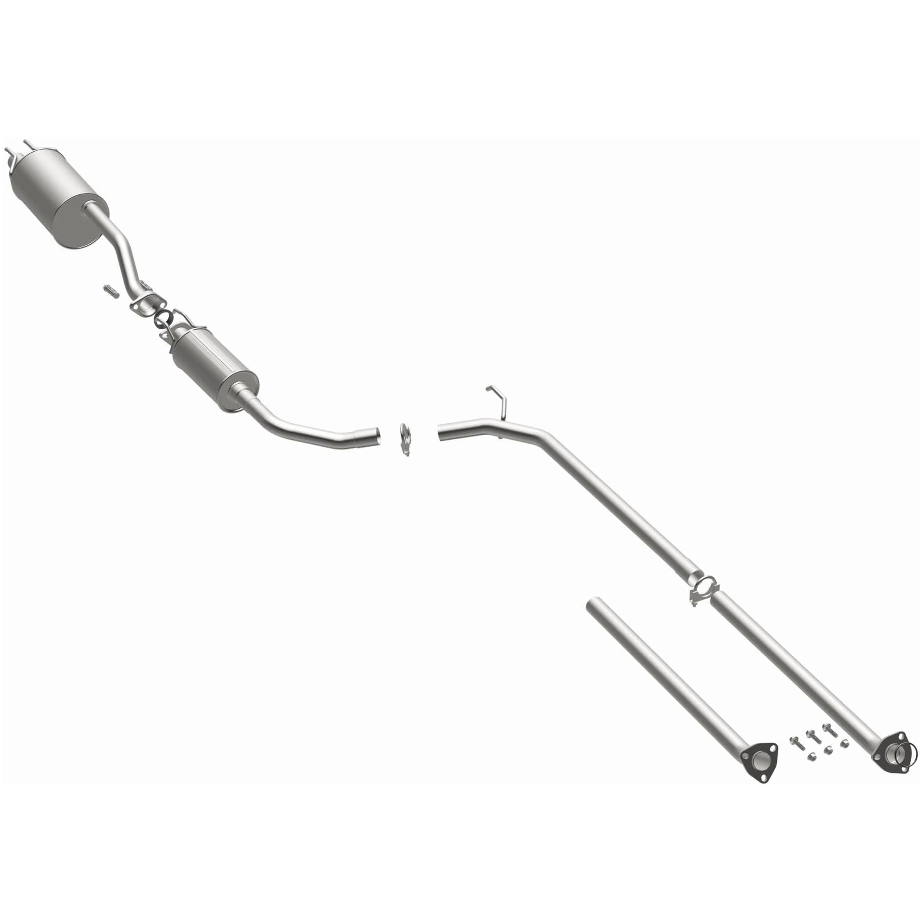 BRExhaust 2006-2011 Honda Civic 1.8L Direct-Fit Exhaust System Kit 106-0719 - Image 2
