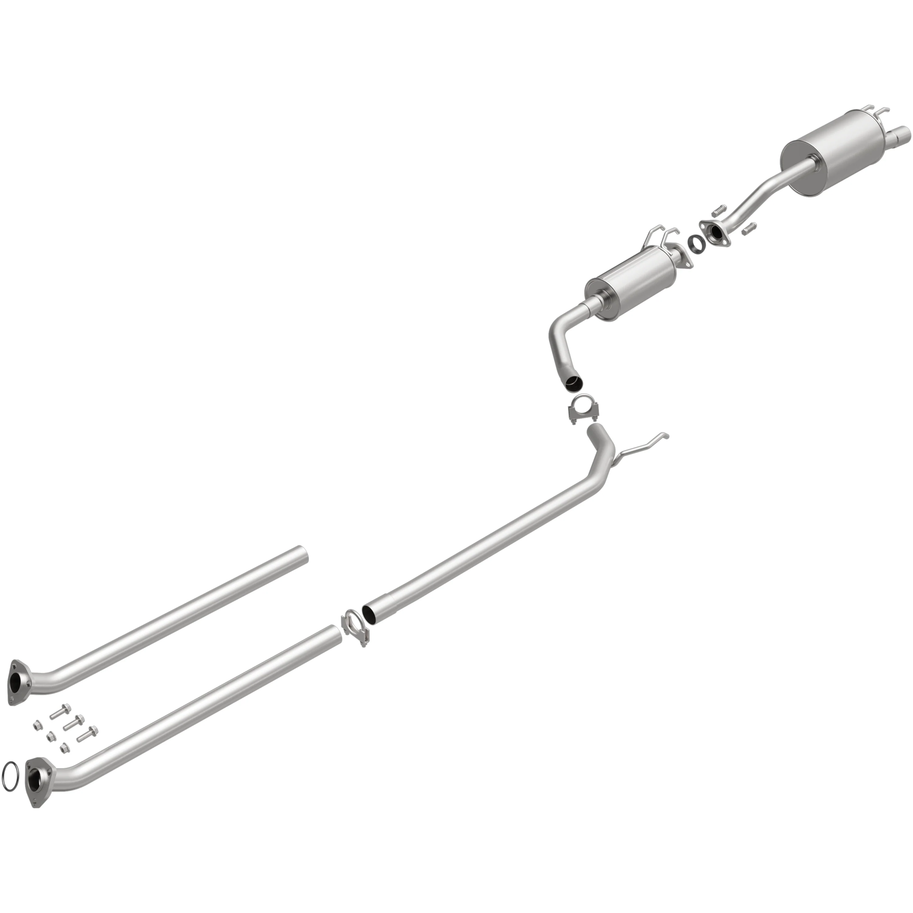 BRExhaust 2006-2011 Honda Civic 1.8L Direct-Fit Exhaust System Kit 106-0719 - Image 4