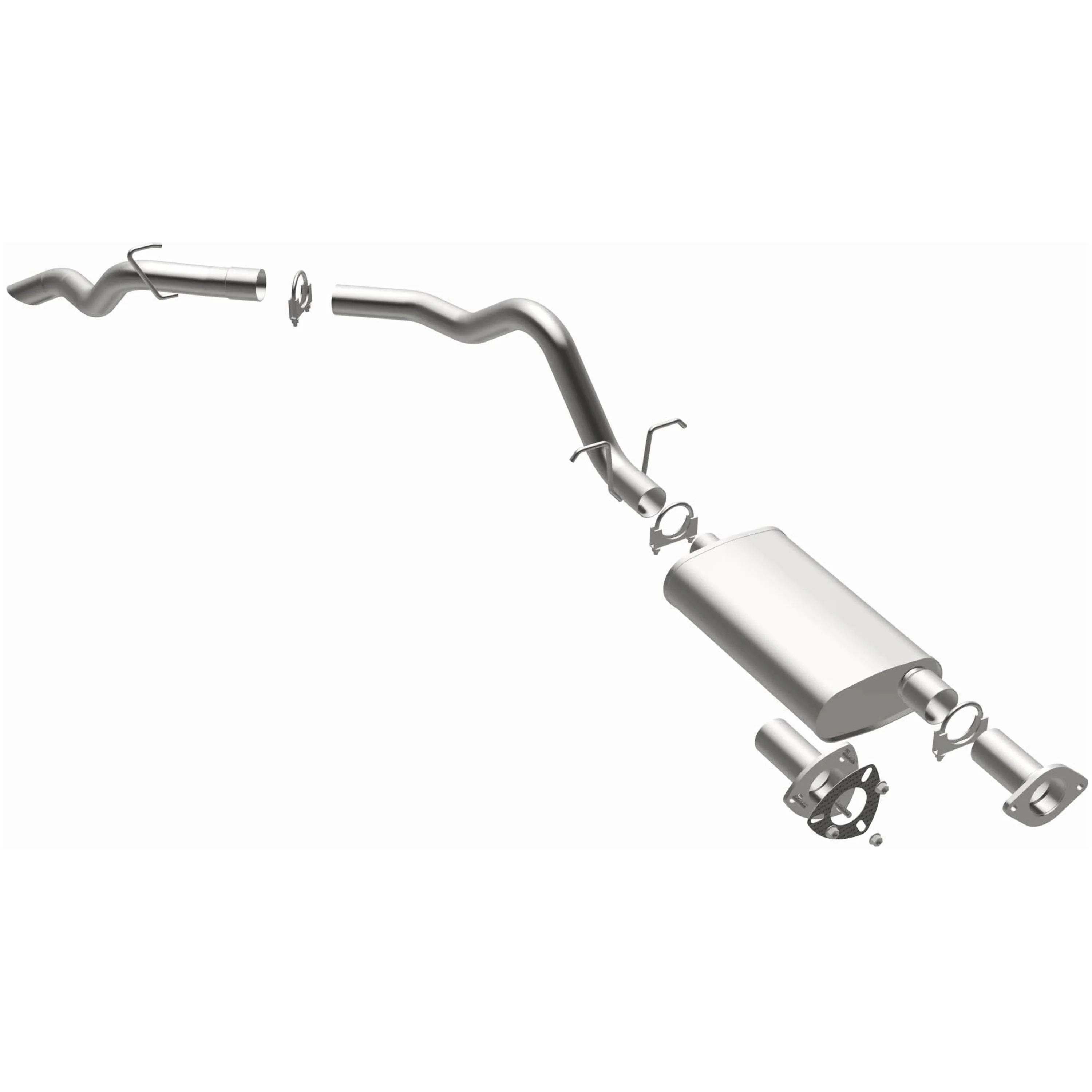 BRExhaust 1996-2005 Chevrolet Blazer 4.3L | 1996-2002 GMC Jimmy 4.3L Direct-Fit Exhaust System Kit 106-0720 - Image 2