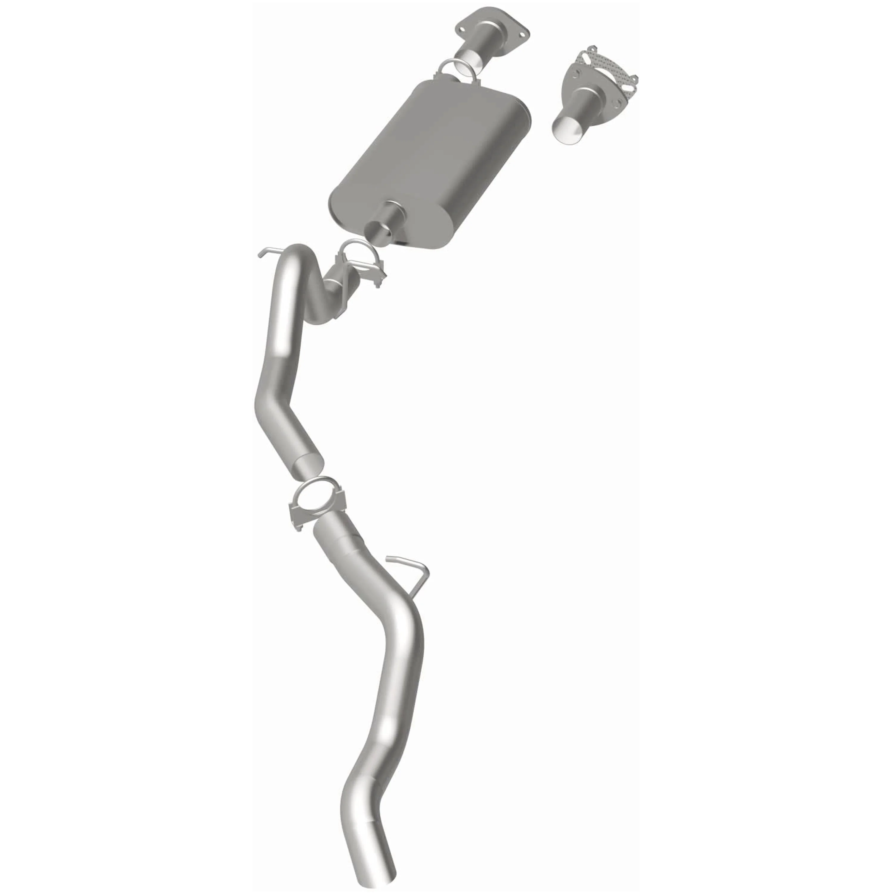 BRExhaust 1996-2005 Chevrolet Blazer 4.3L | 1996-2002 GMC Jimmy 4.3L Direct-Fit Exhaust System Kit 106-0720 - Image 3