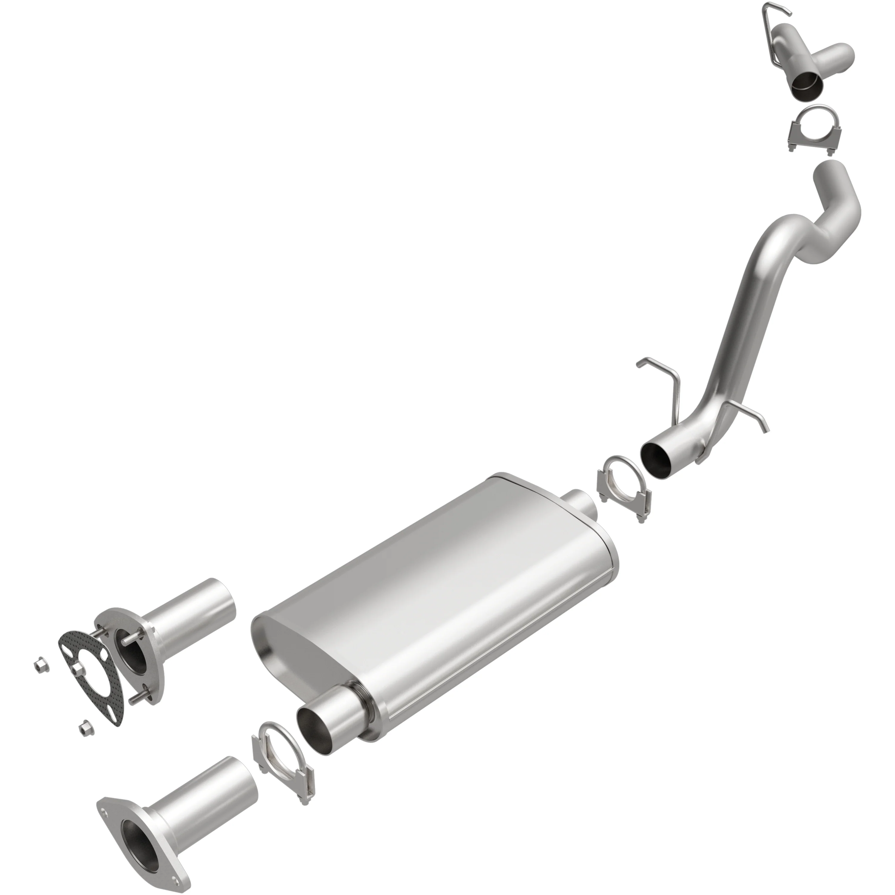 BRExhaust 1996-2005 Chevrolet Blazer 4.3L | 1996-2002 GMC Jimmy 4.3L Direct-Fit Exhaust System Kit 106-0720 - Image 4