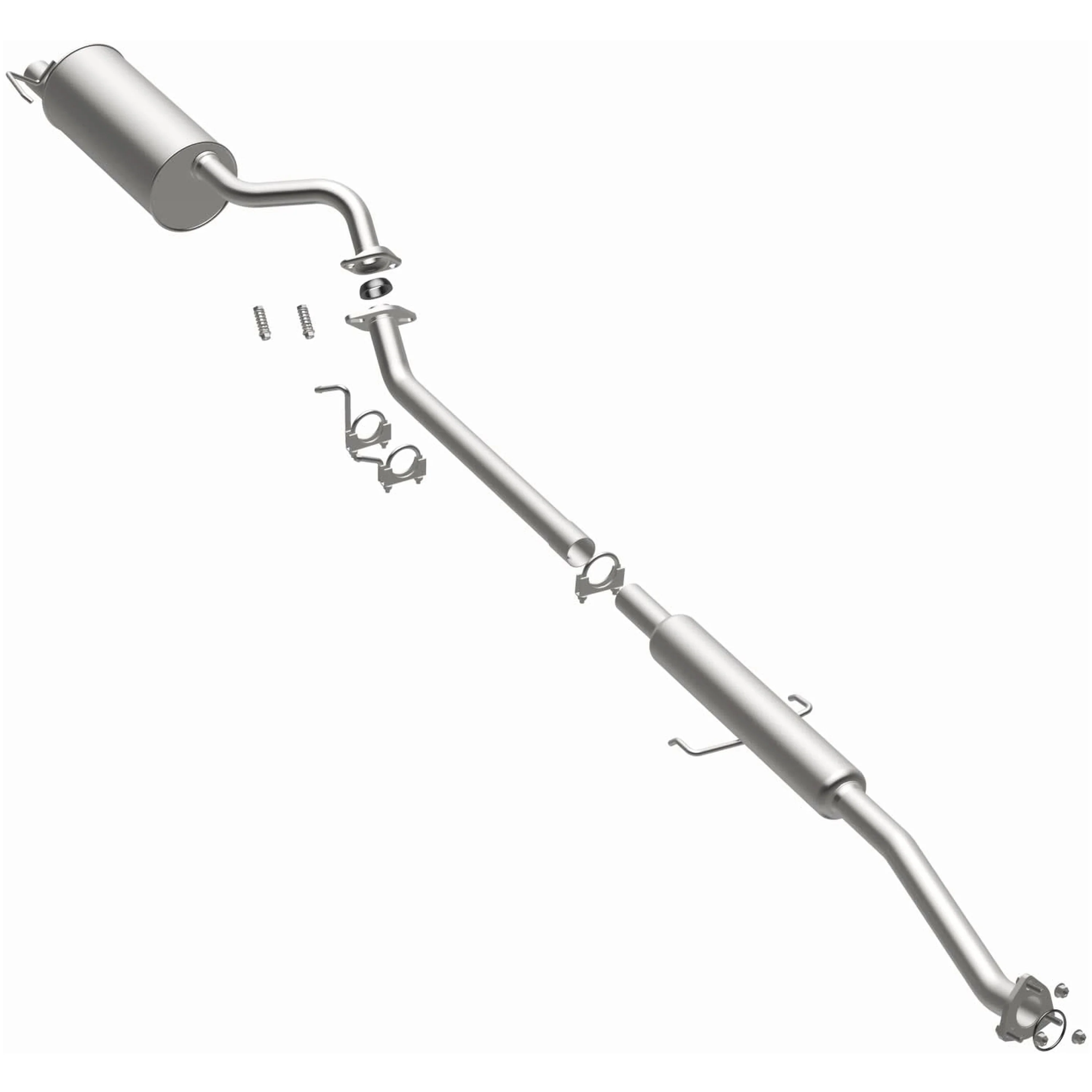 BRExhaust 2002-2006 Honda CR-V 2.4L Direct-Fit Exhaust System Kit 106-0722 - Image 2
