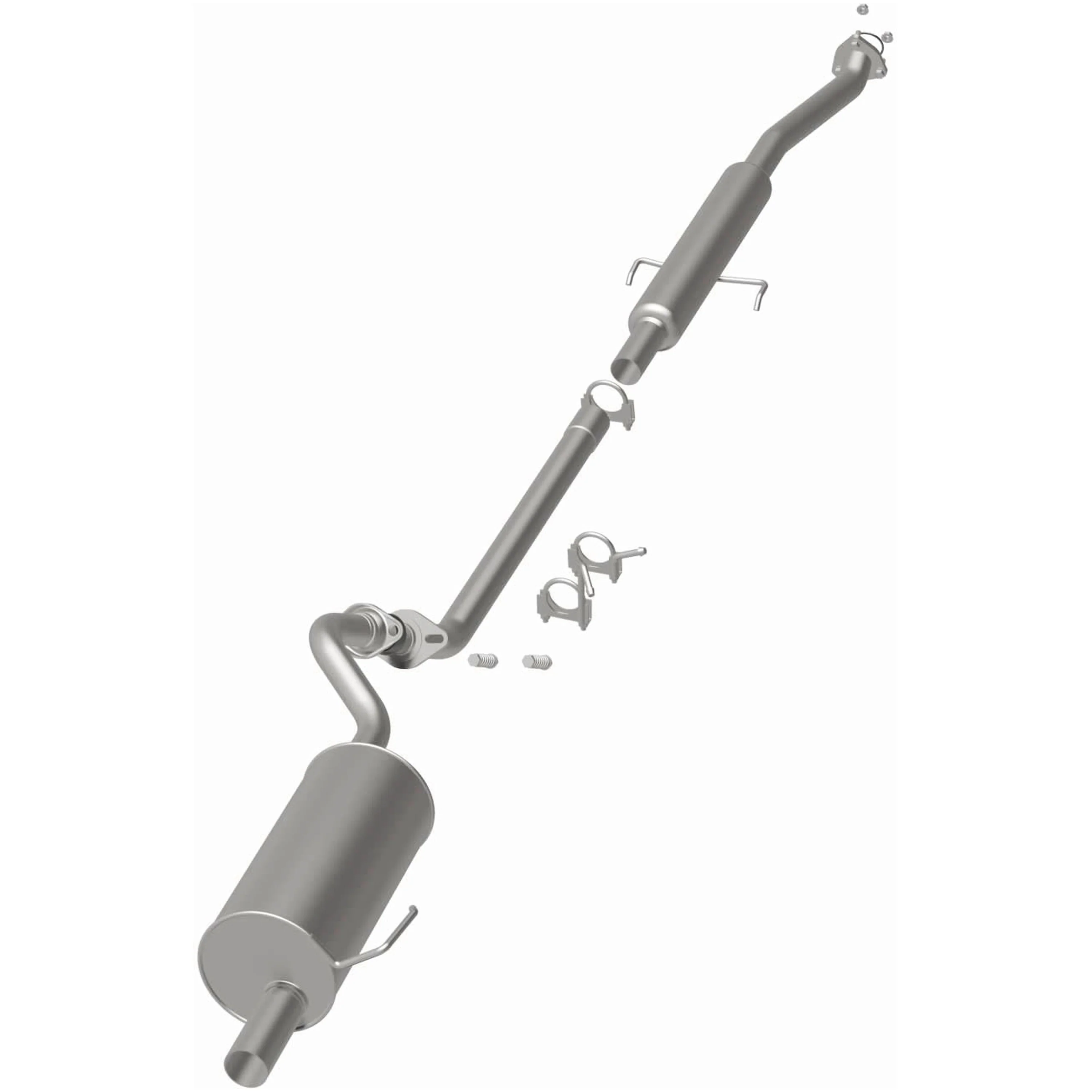 BRExhaust 2002-2006 Honda CR-V 2.4L Direct-Fit Exhaust System Kit 106-0722 - Image 3