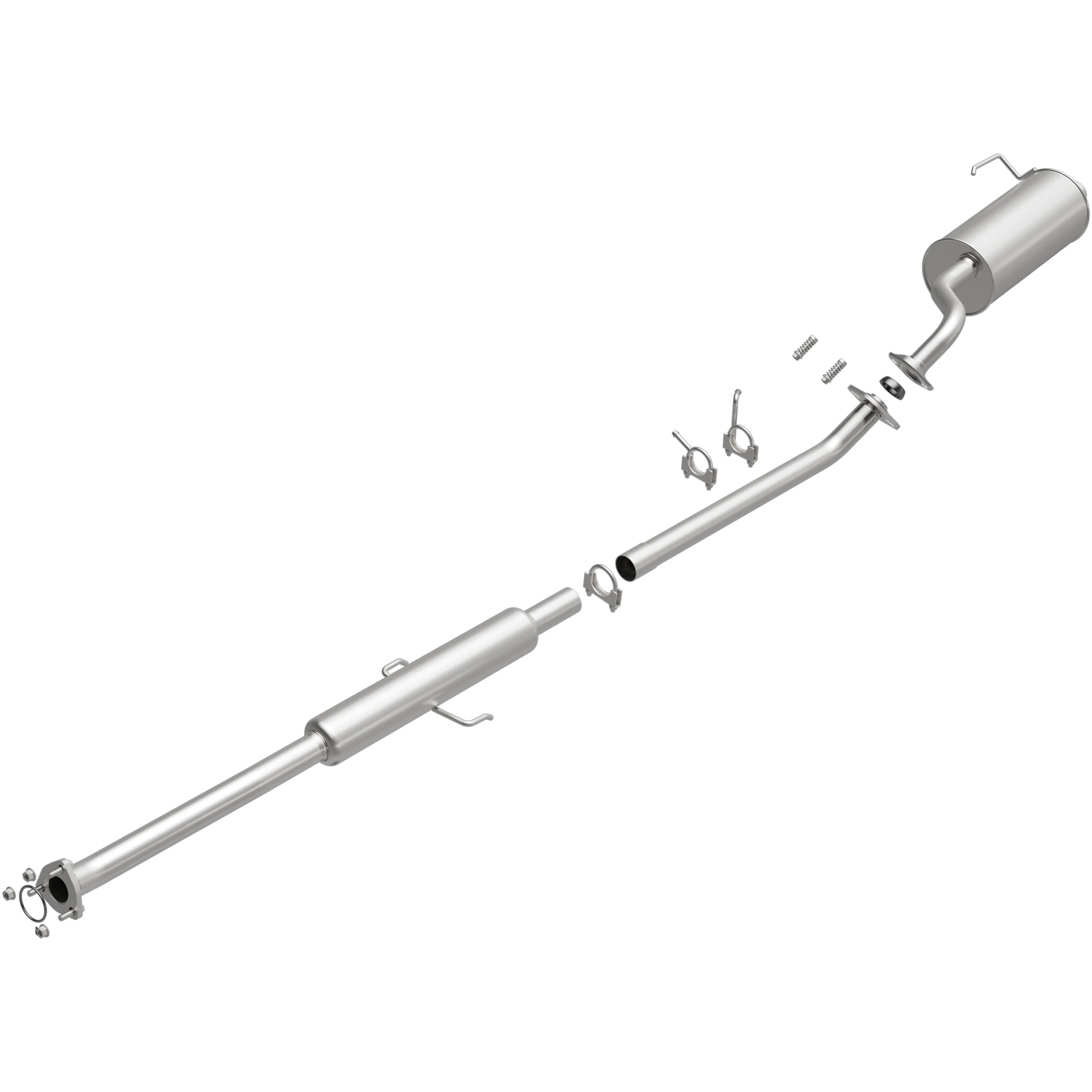 BRExhaust 2002-2006 Honda CR-V 2.4L Direct-Fit Exhaust System Kit 106-0722 - Image 4
