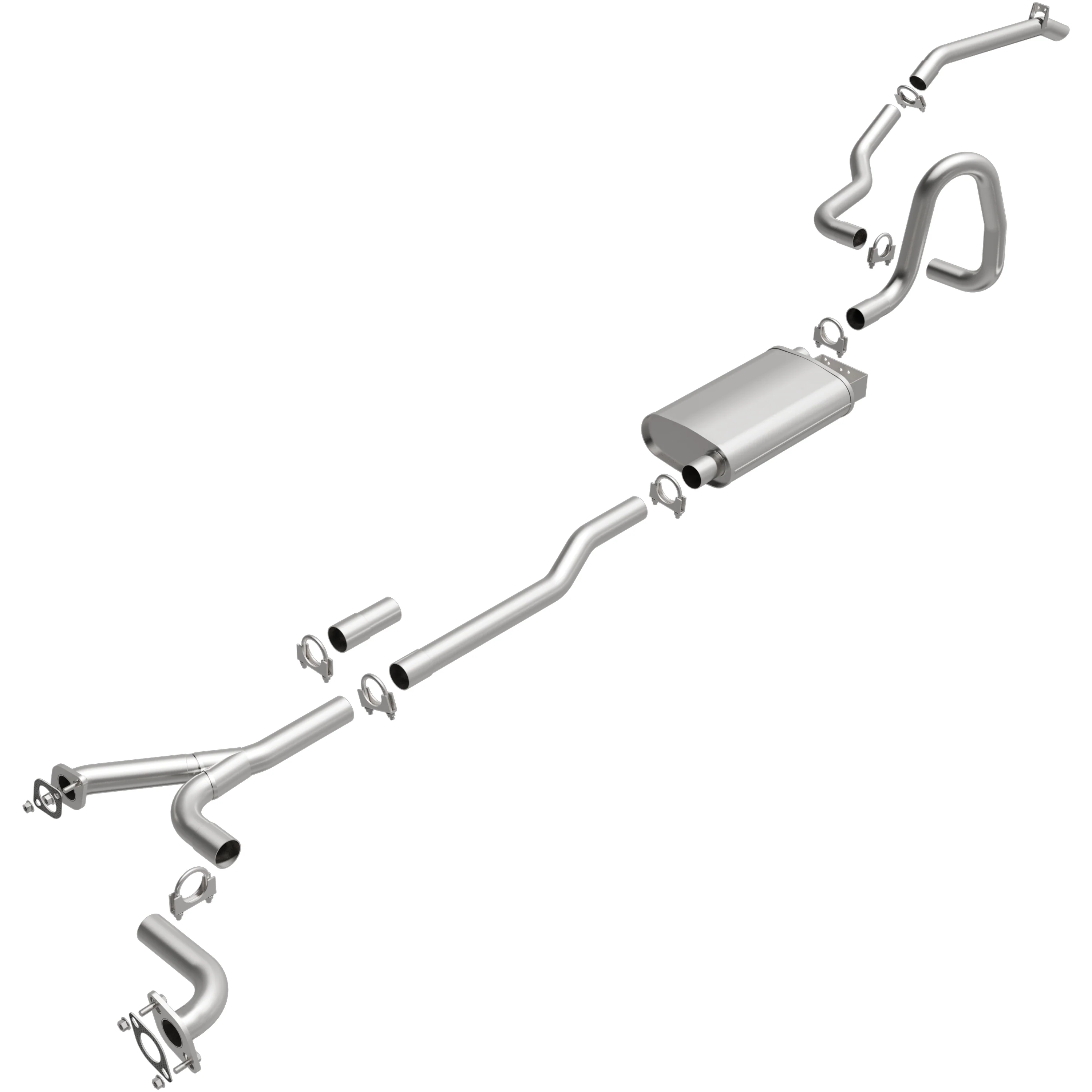 BRExhaust Direct-Fit Exhaust System Kit 106-0731 - Image 2