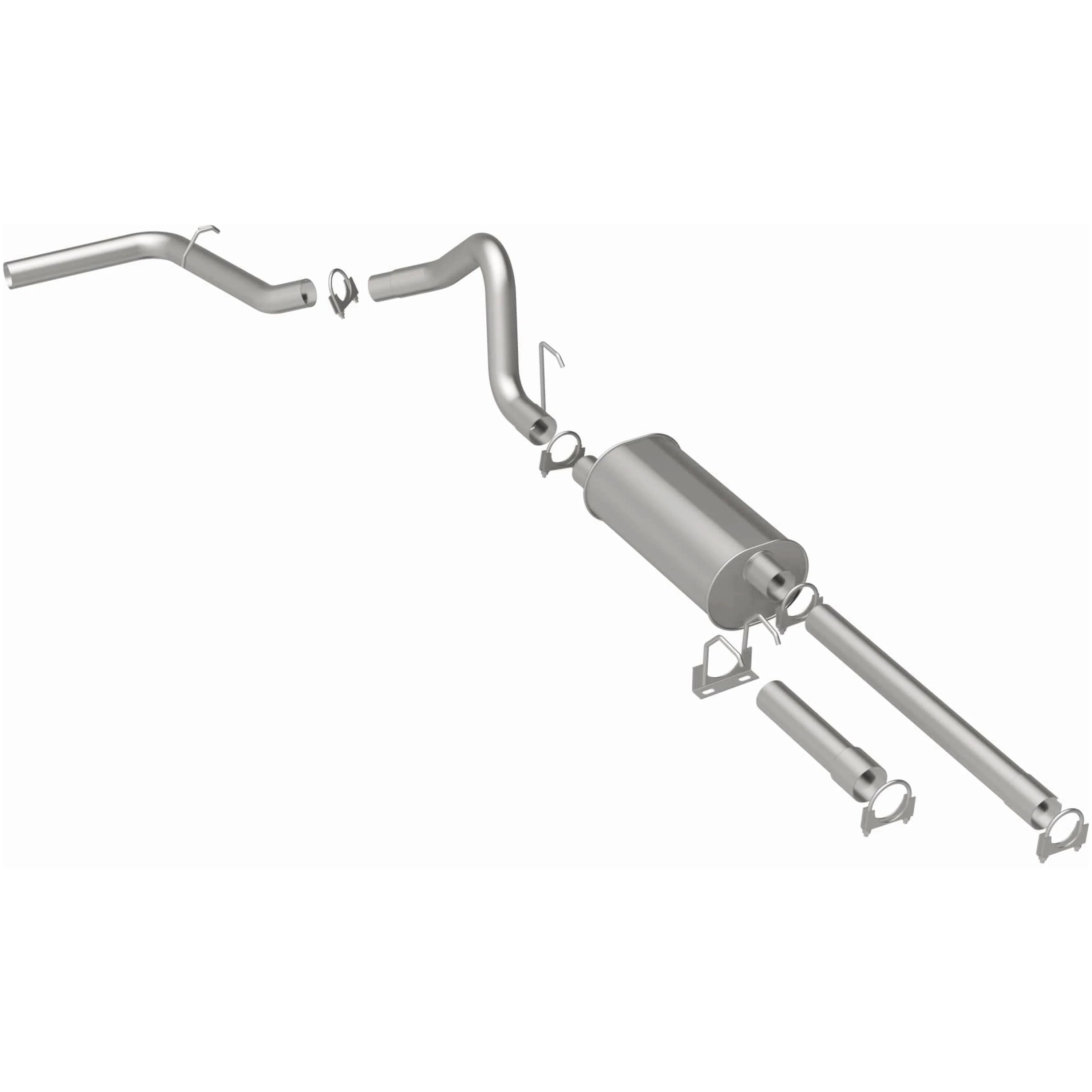 BRExhaust 1992-1996 Dodge Dakota 5.2L | 1992-1996 Dodge Dakota 3.9L Direct-Fit Exhaust System Kit 106-0732 - Image 2