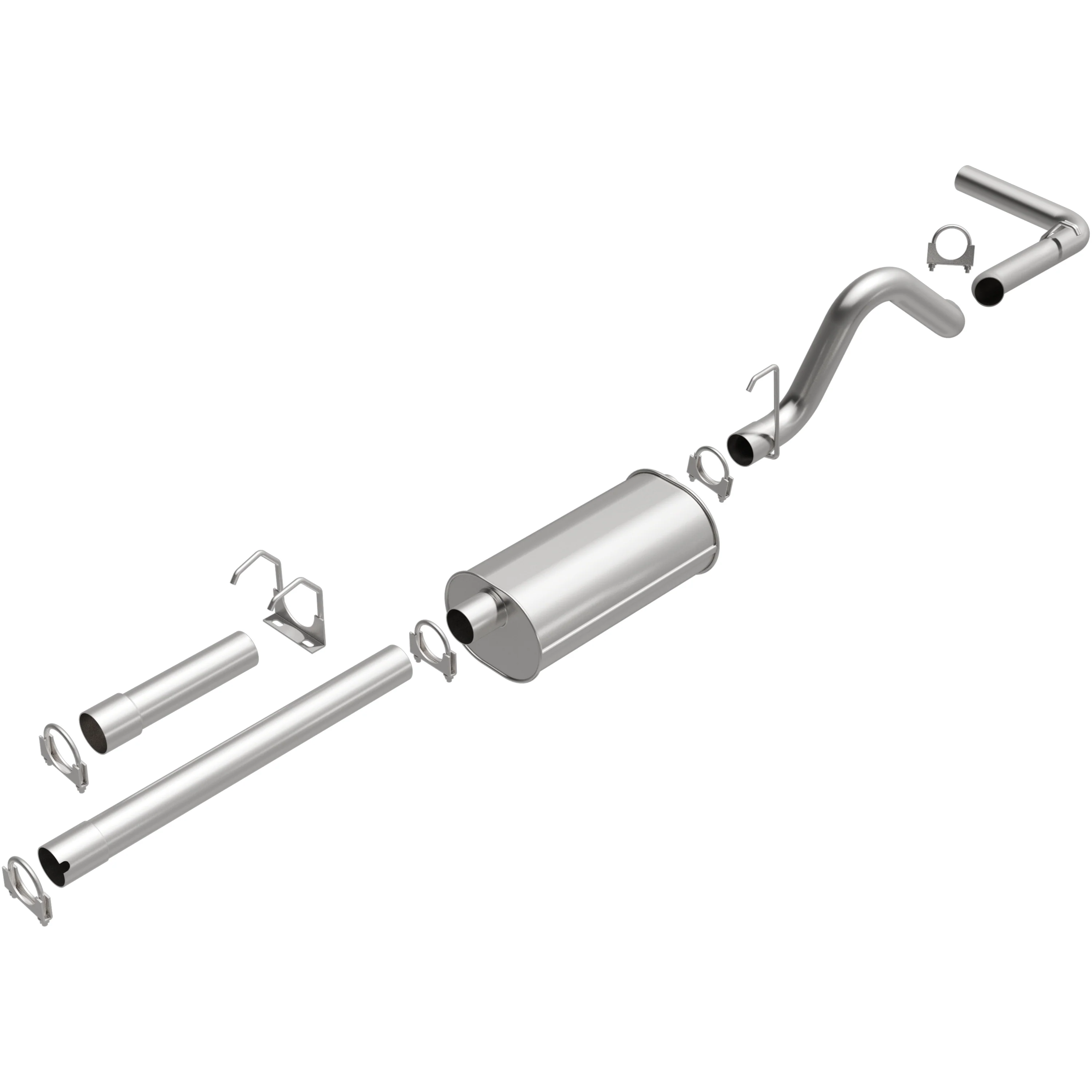 BRExhaust 1992-1996 Dodge Dakota 5.2L | 1992-1996 Dodge Dakota 3.9L Direct-Fit Exhaust System Kit 106-0732 - Image 4