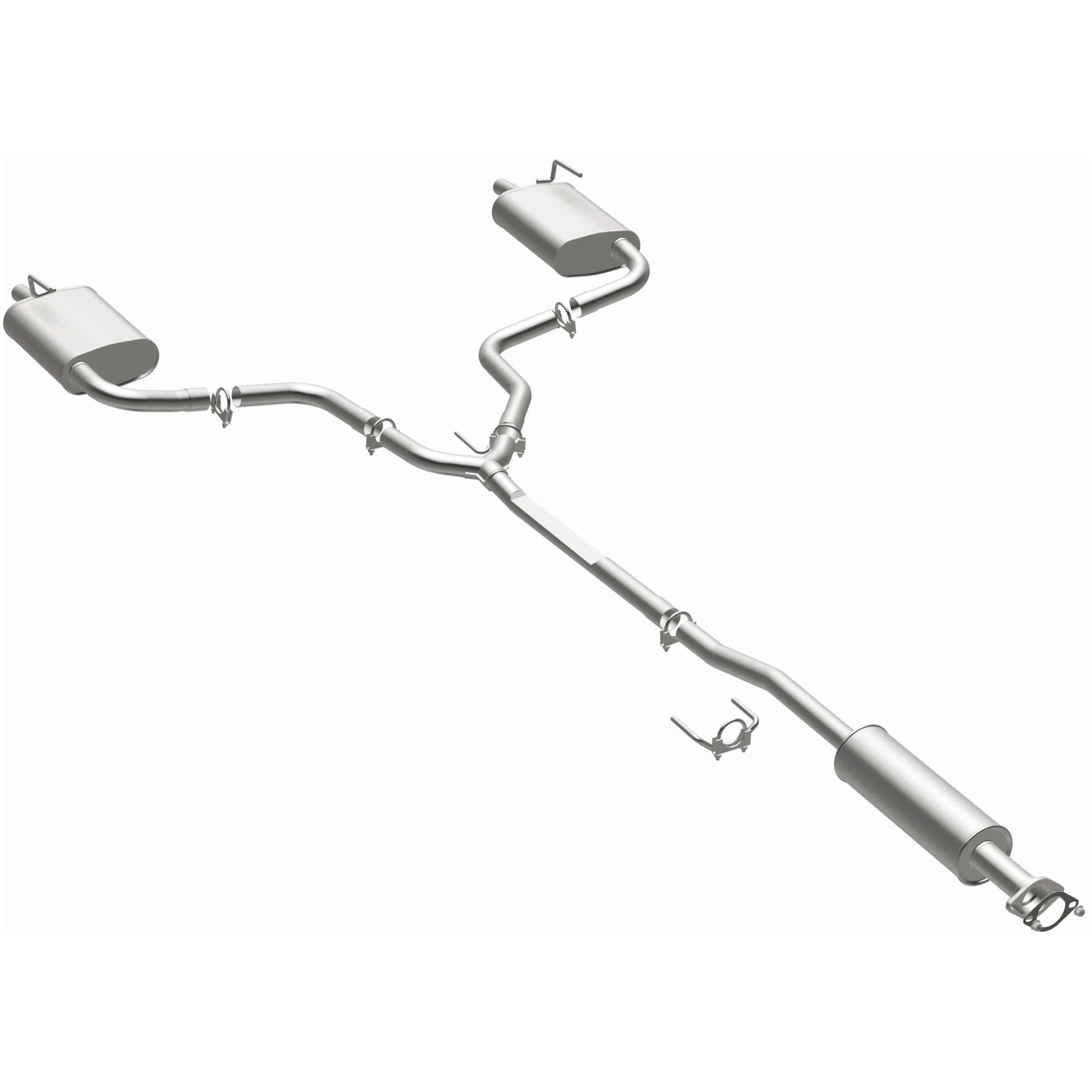 BRExhaust 2007-2018 Nissan Altima 2.5L | 2010-2012 Nissan Altima 3.5L Direct-Fit Exhaust System Kit 106-0733 - Image 2