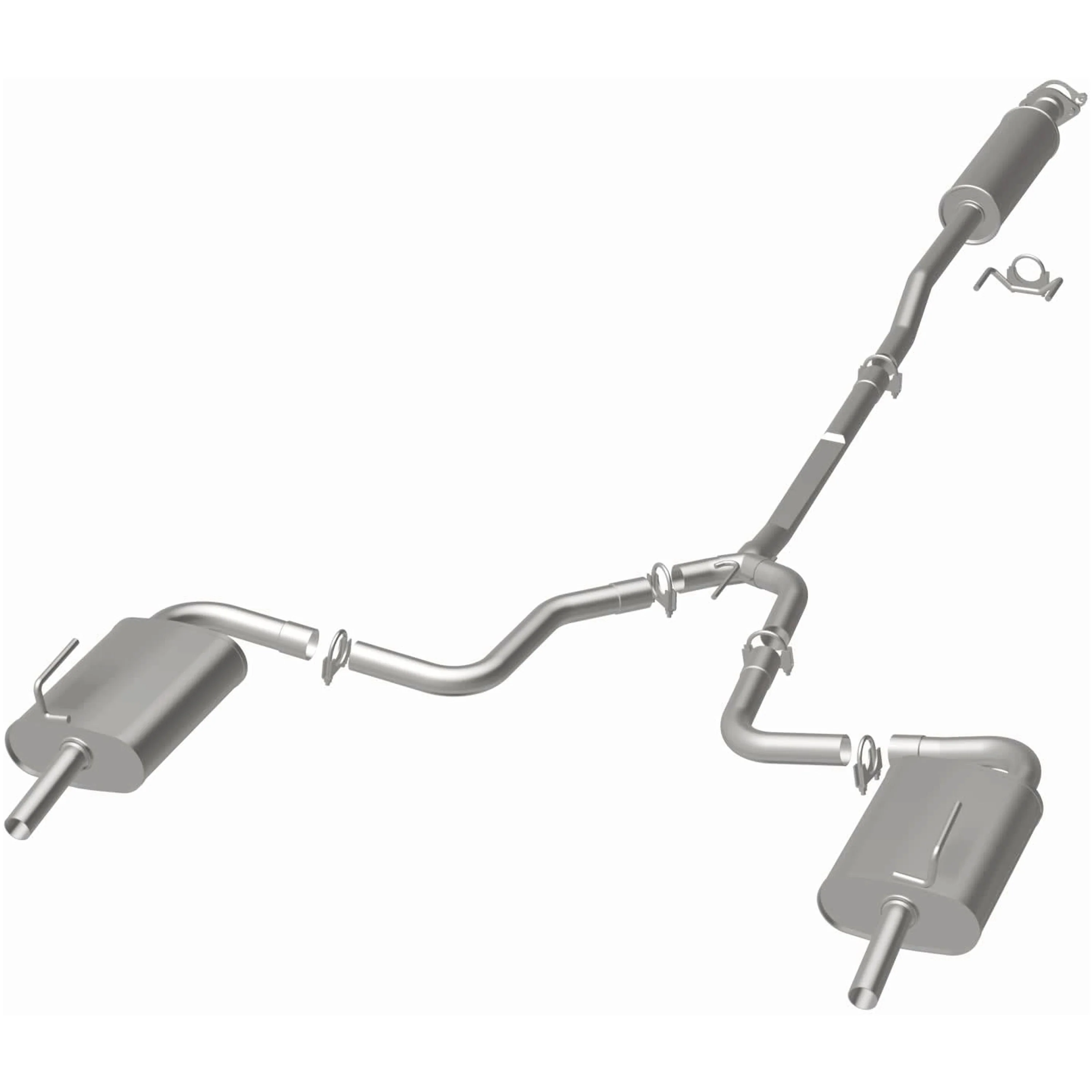 BRExhaust 2007-2018 Nissan Altima 2.5L | 2010-2012 Nissan Altima 3.5L Direct-Fit Exhaust System Kit 106-0733 - Image 3