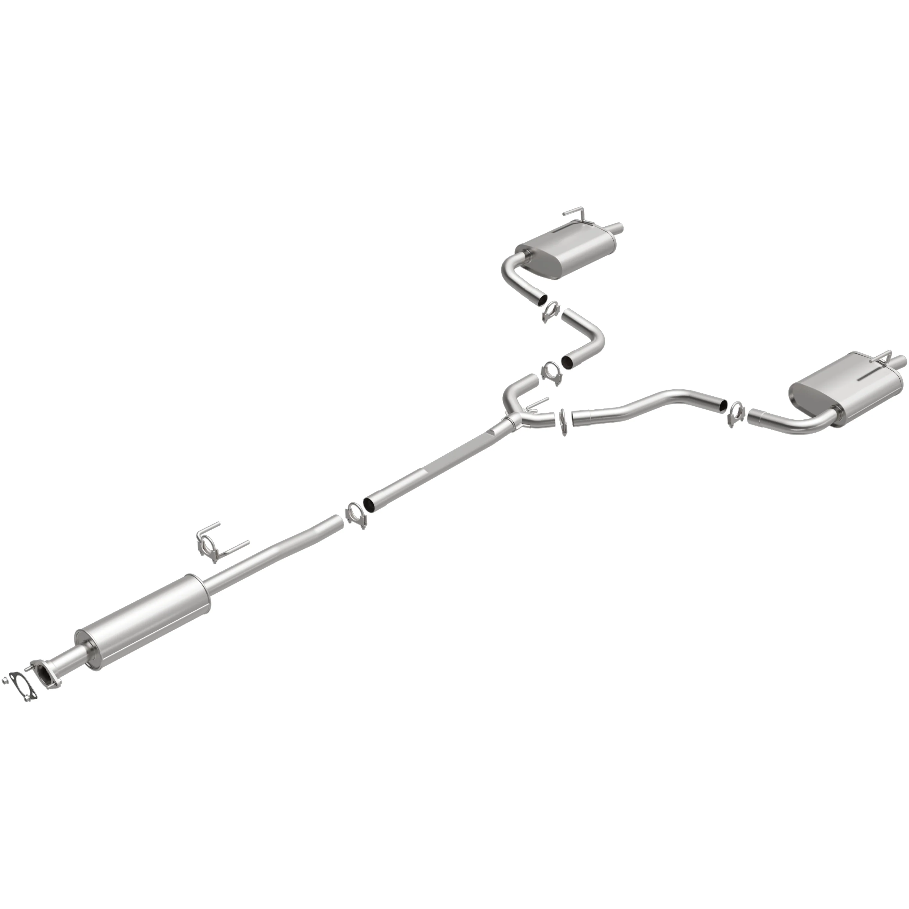 BRExhaust 2007-2018 Nissan Altima 2.5L | 2010-2012 Nissan Altima 3.5L Direct-Fit Exhaust System Kit 106-0733 - Image 4