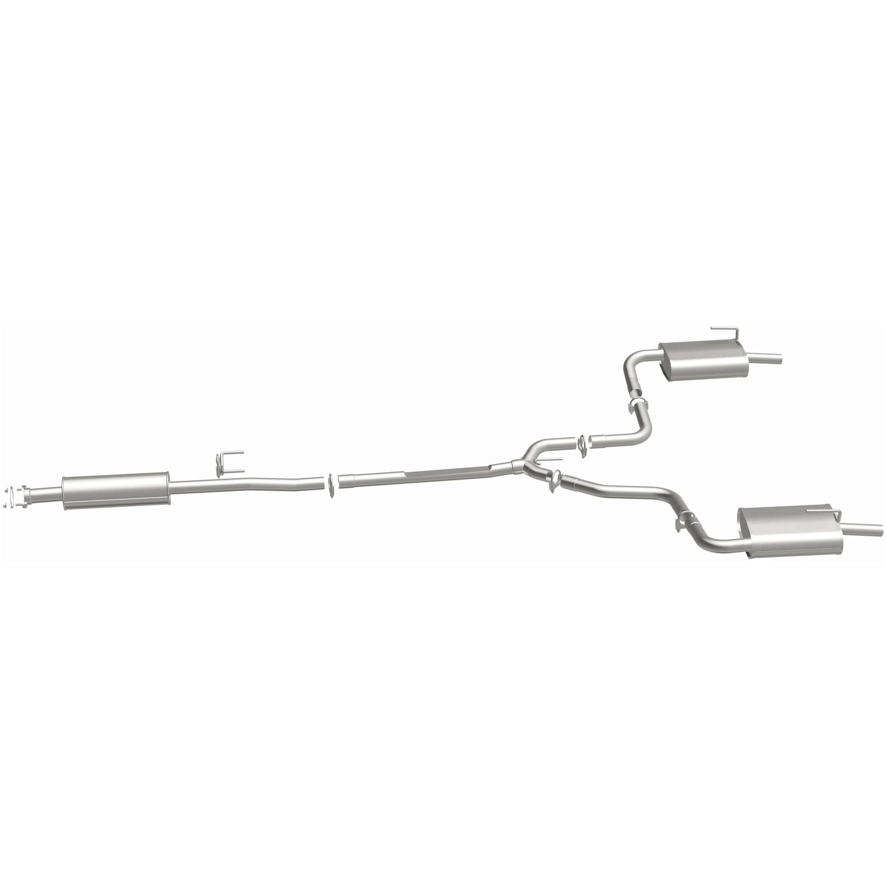 BRExhaust 2007-2018 Nissan Altima 2.5L | 2010-2012 Nissan Altima 3.5L Direct-Fit Exhaust System Kit 106-0733 - Image 5