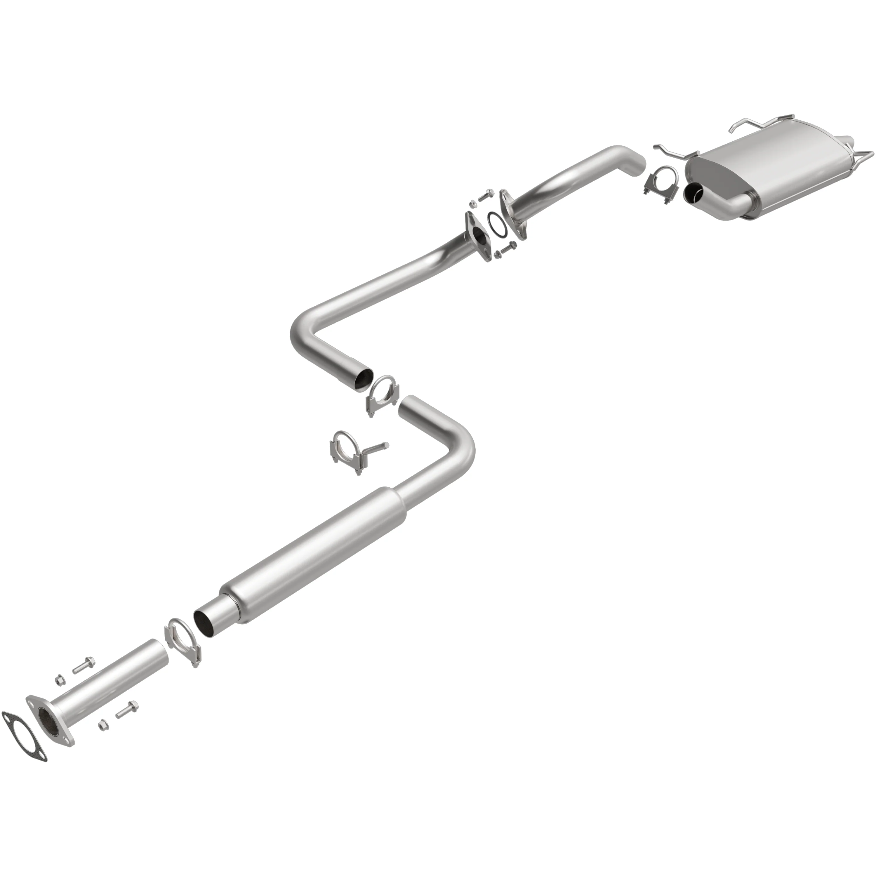 BRExhaust Direct-Fit Exhaust System Kit 106-0735 - Image 4