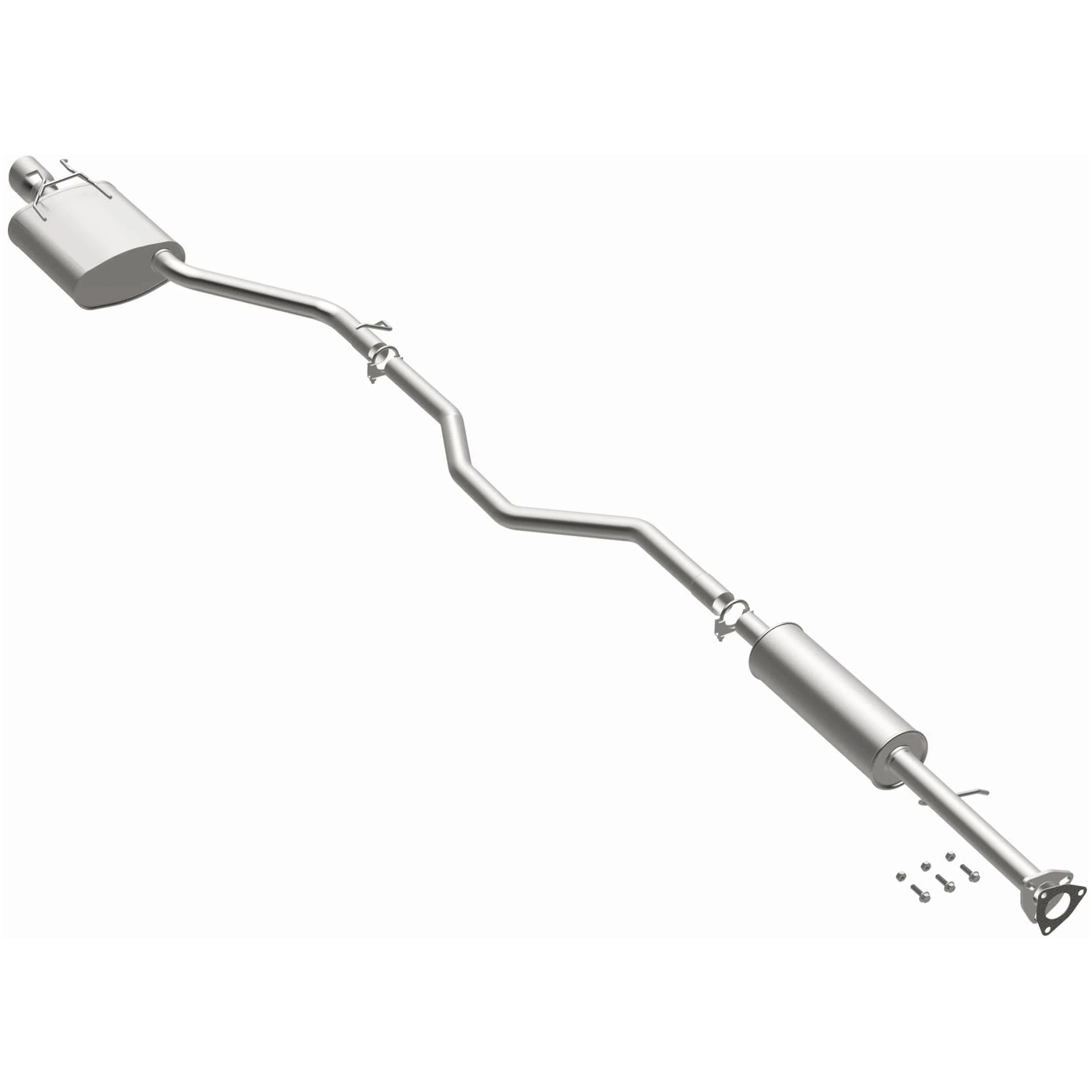 BRExhaust 2013-2017 Honda Accord 2.4L Direct-Fit Exhaust System Kit 106-0752 - Image 2