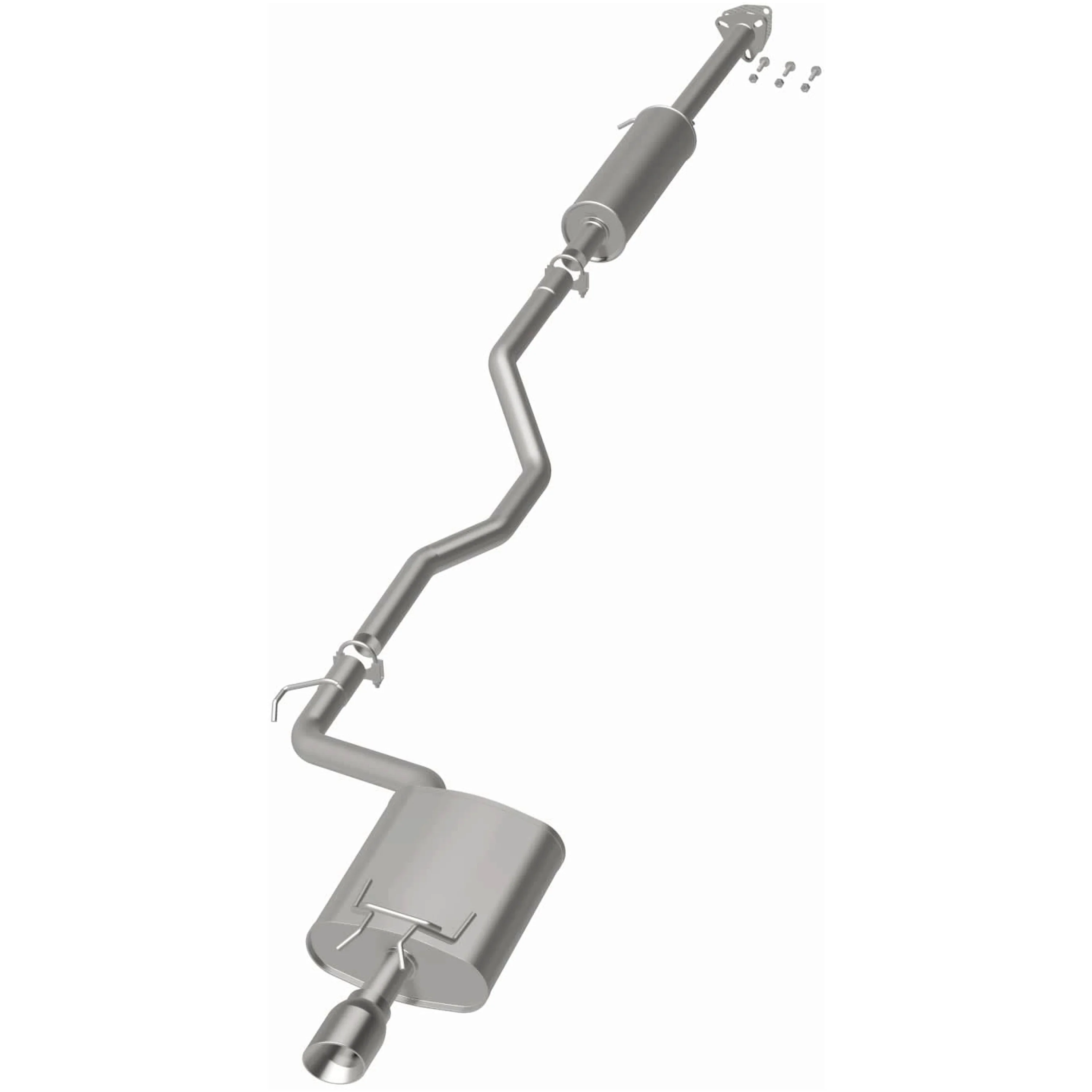 BRExhaust 2013-2017 Honda Accord 2.4L Direct-Fit Exhaust System Kit 106-0752 - Image 3