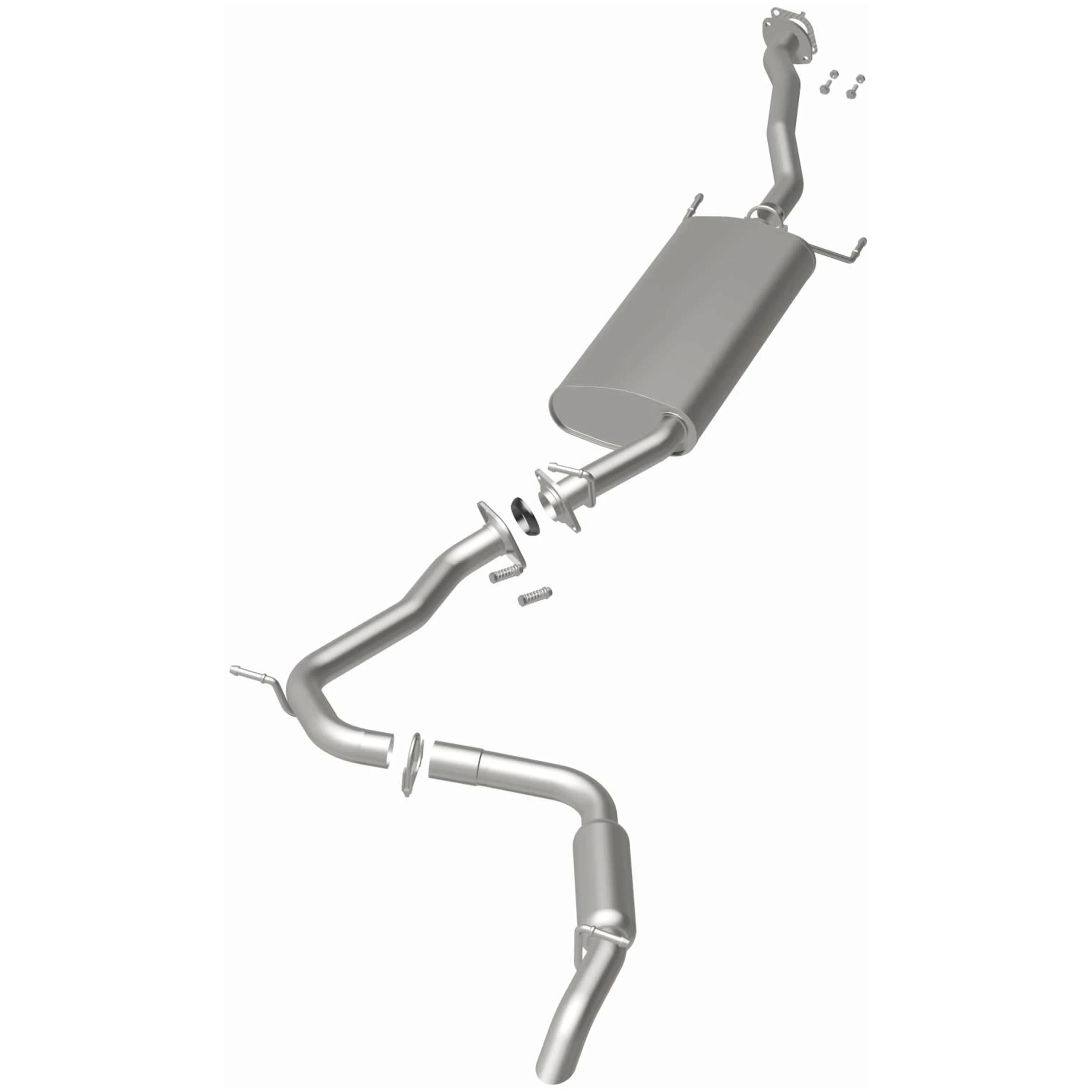 BRExhaust 2013-2018 Toyota RAV4 2.5L Direct-Fit Exhaust System Kit 106-0753 - Image 3