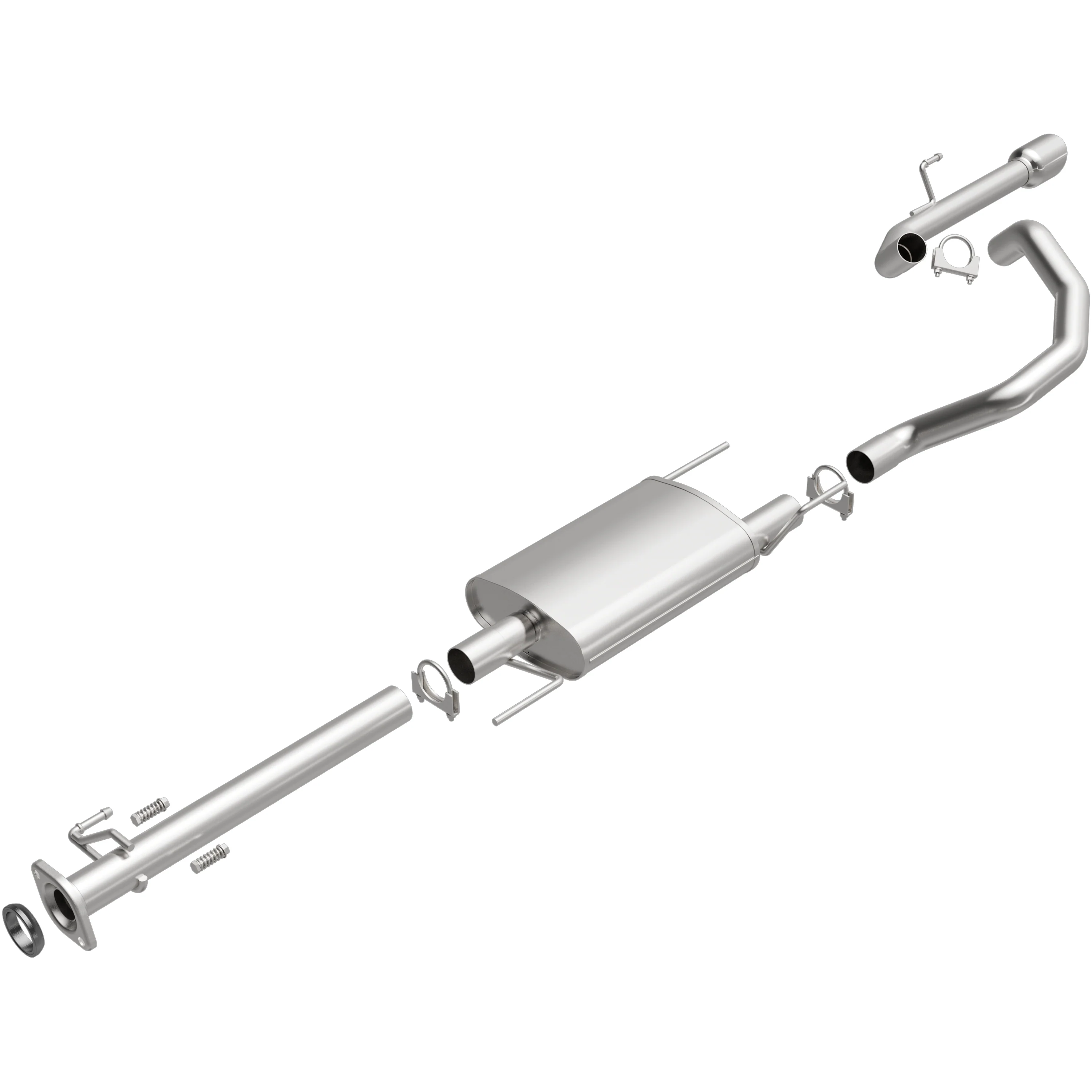BRExhaust 2010-2023 Toyota 4Runner 4.0L Direct-Fit Exhaust System Kit 106-0756 - Image 4