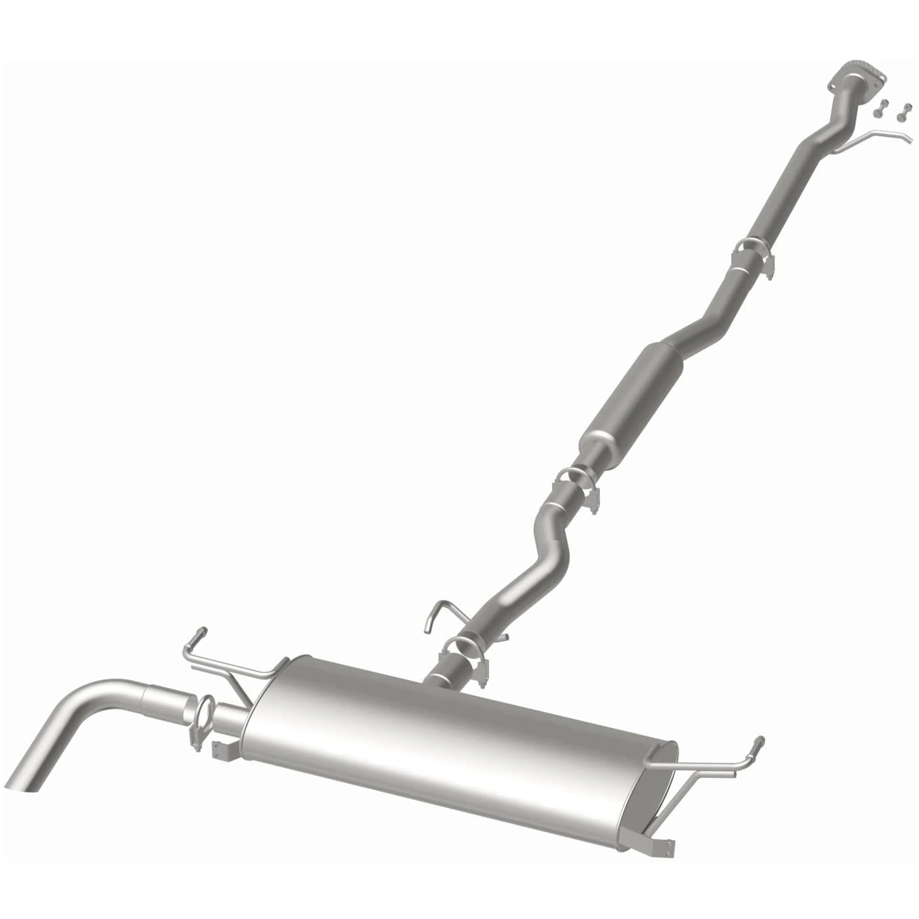 BRExhaust 2014-2019 Nissan Rogue 2.5L Direct-Fit Exhaust System Kit 106-0758 - Image 3