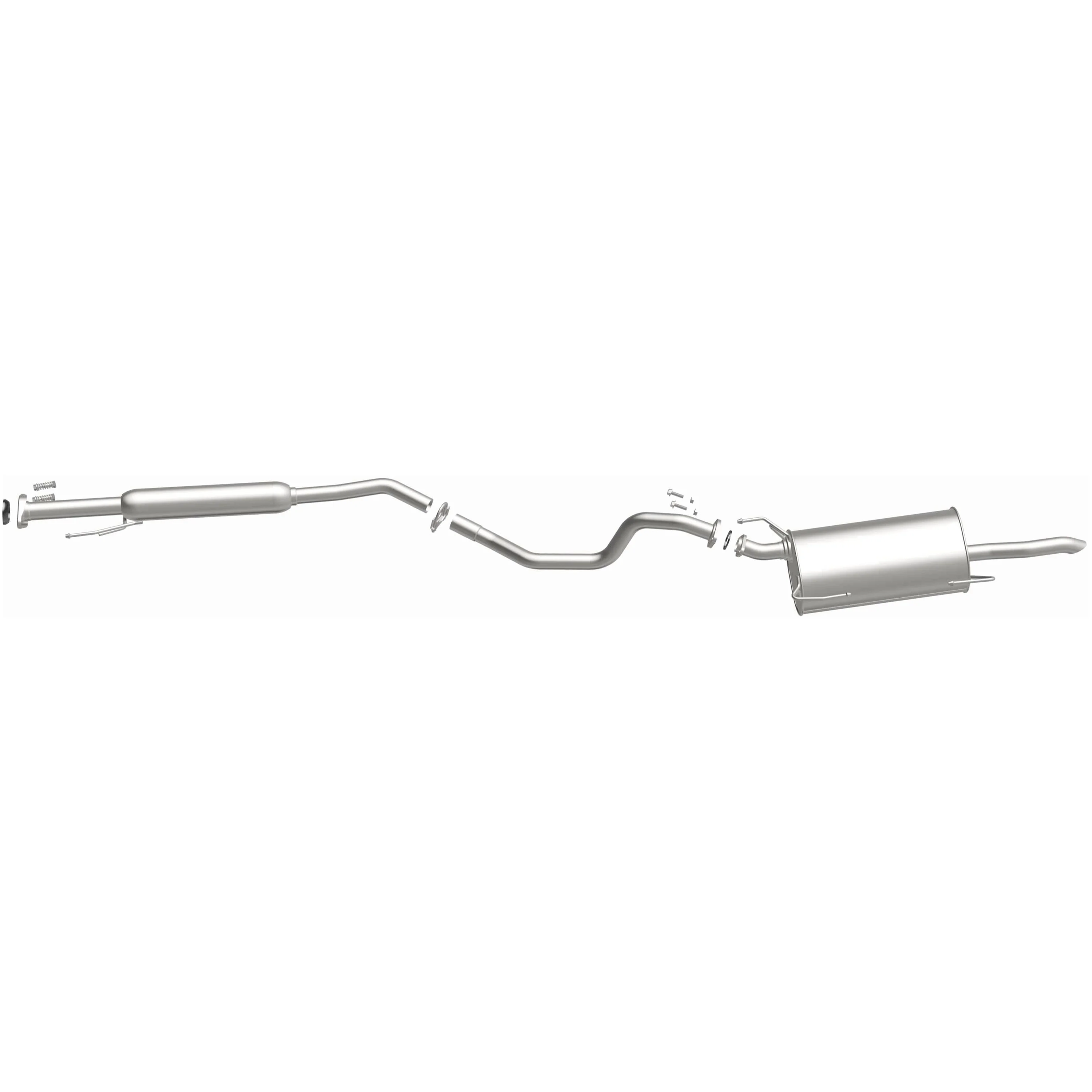 BRExhaust 2013-2019 Nissan Sentra 1.8L Direct-Fit Exhaust System Kit 106-0759 - Image 5
