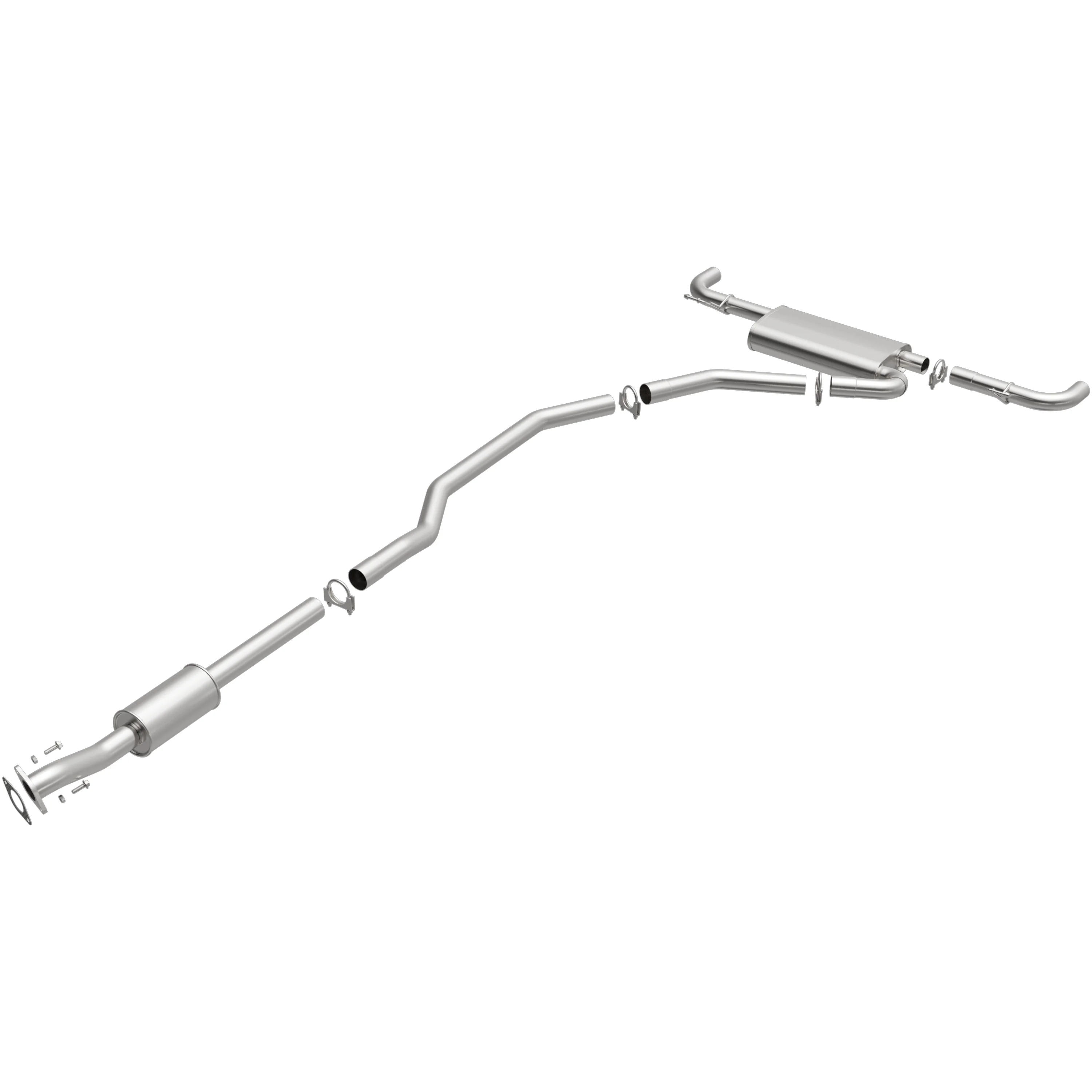 BRExhaust 2013-2020 Ford Fusion 2.0L | 2013-2020 Lincoln MKZ 2.0L Direct-Fit Exhaust System Kit 106-0762 - Image 2