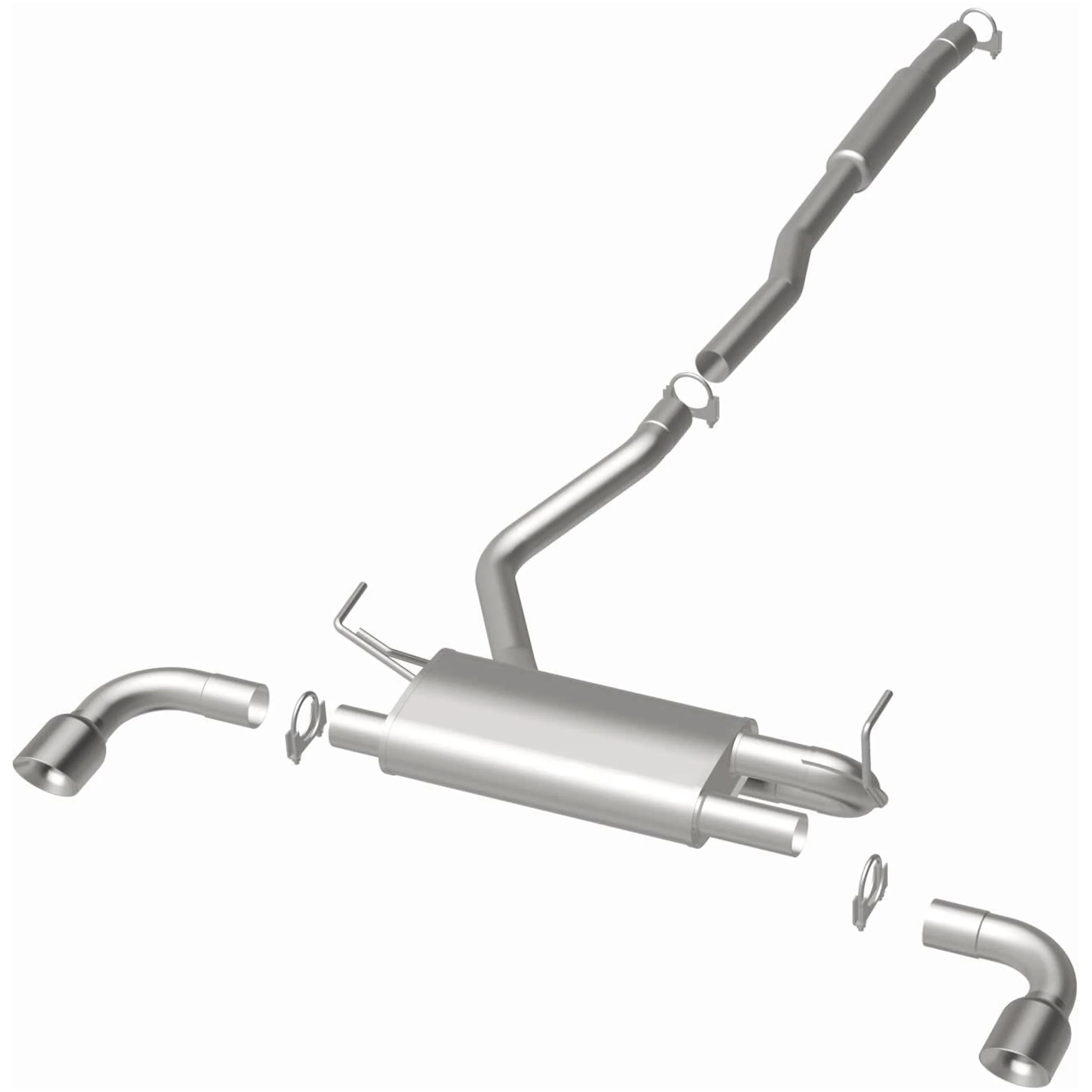 BRExhaust 2014-2022 Jeep Cherokee 3.2L Direct-Fit Exhaust System Kit 106-0767 - Image 3