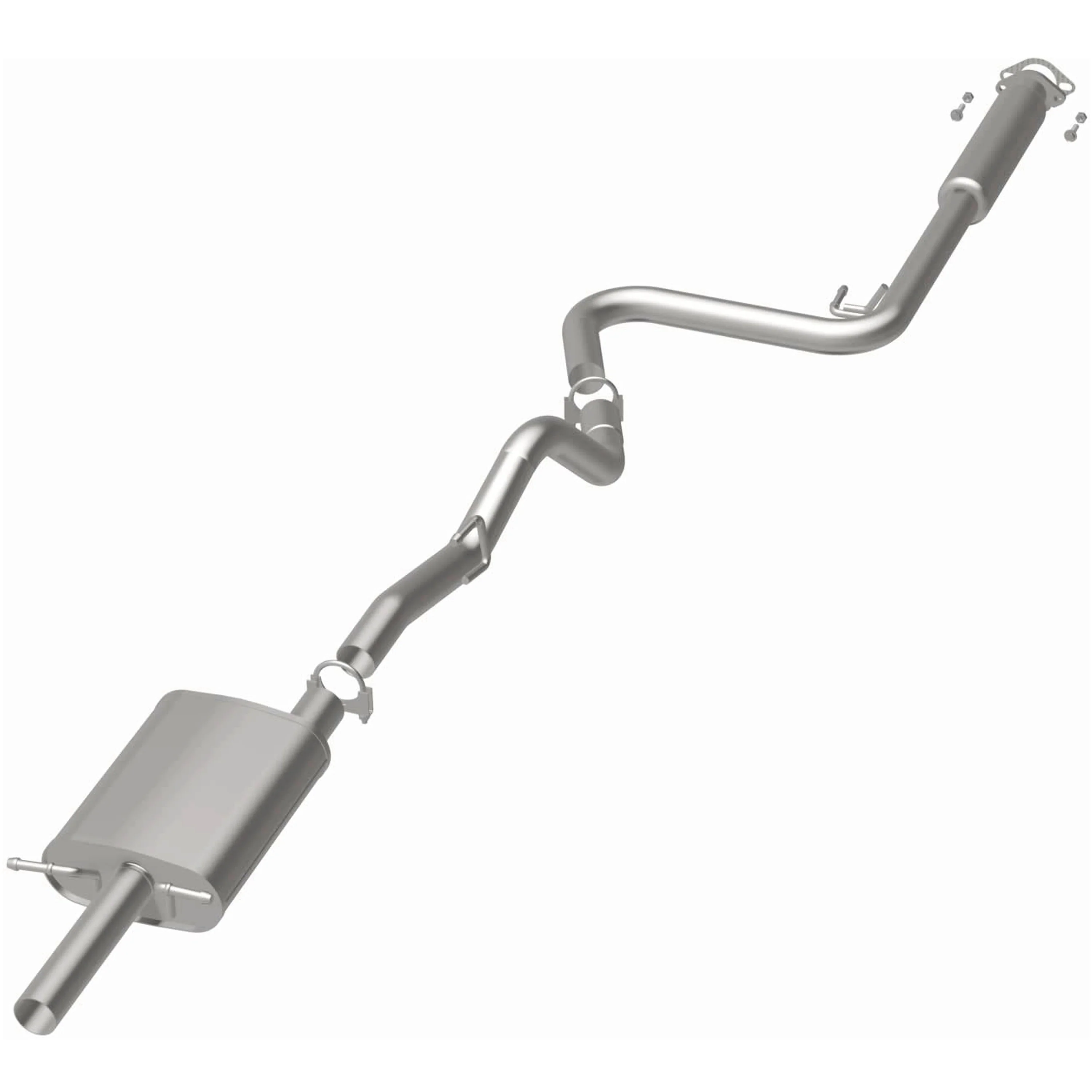 BRExhaust 2005-2010 Chevrolet Cobalt 2.2L | 2007-2009 Pontiac G5 2.2L Direct-Fit Exhaust System Kit 106-0770 - Image 3