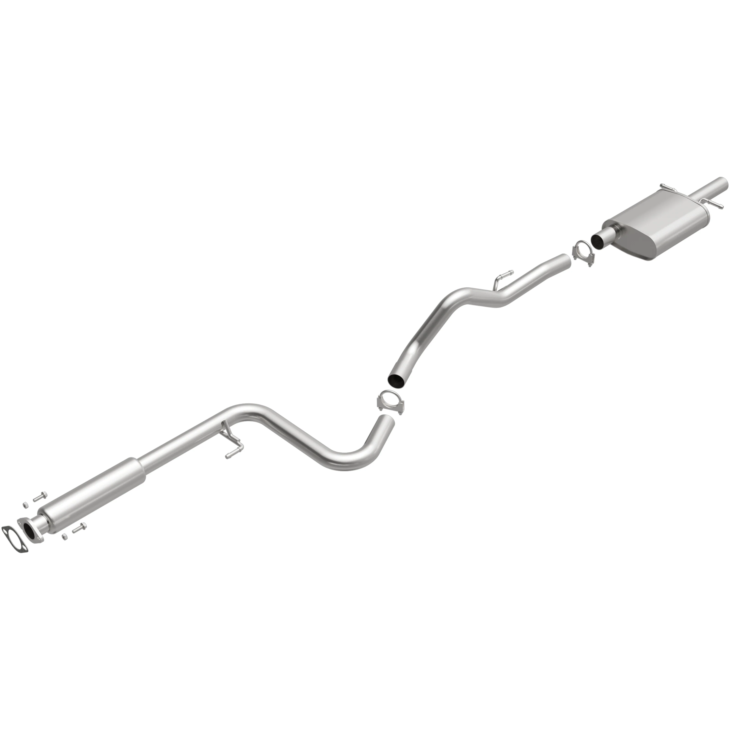 BRExhaust 2005-2010 Chevrolet Cobalt 2.2L | 2007-2009 Pontiac G5 2.2L Direct-Fit Exhaust System Kit 106-0770 - Image 4