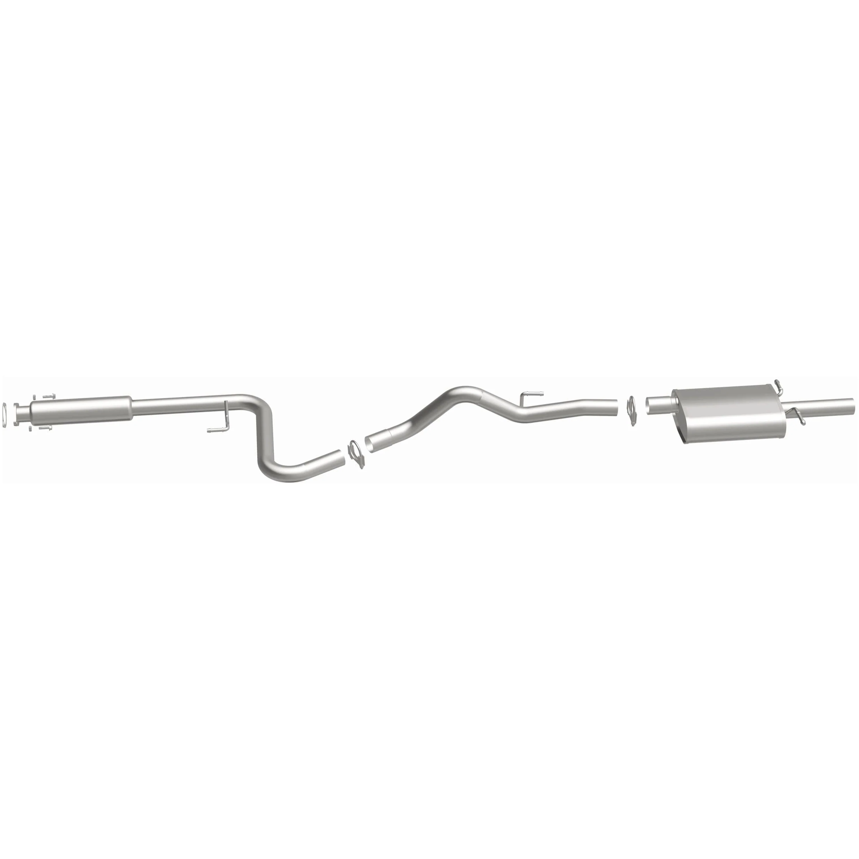 BRExhaust 2005-2010 Chevrolet Cobalt 2.2L | 2007-2009 Pontiac G5 2.2L Direct-Fit Exhaust System Kit 106-0770 - Image 5