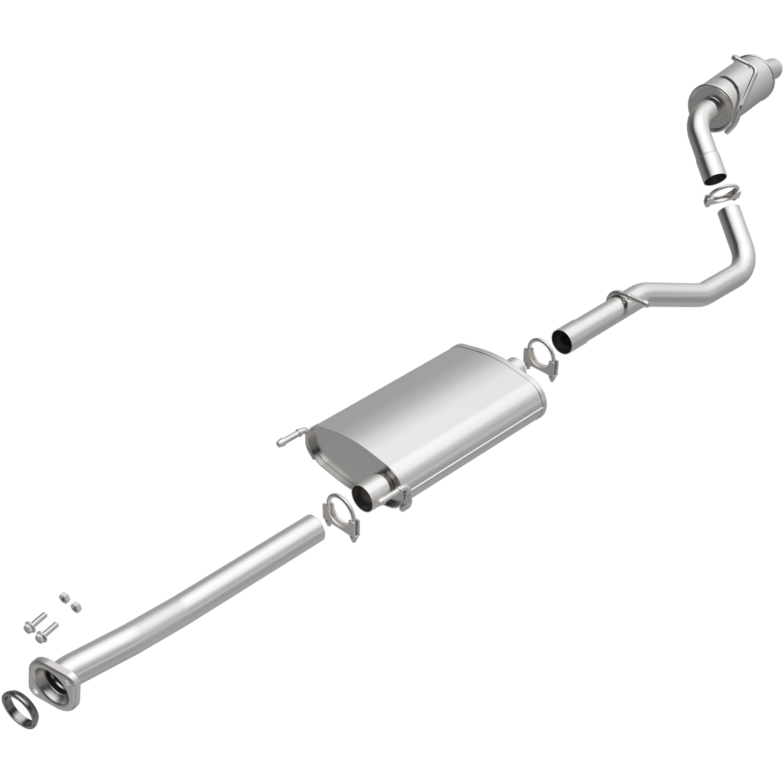 BRExhaust 2010-2015 Lexus RX350 3.5L Direct-Fit Exhaust System Kit 106-0772 - Image 4