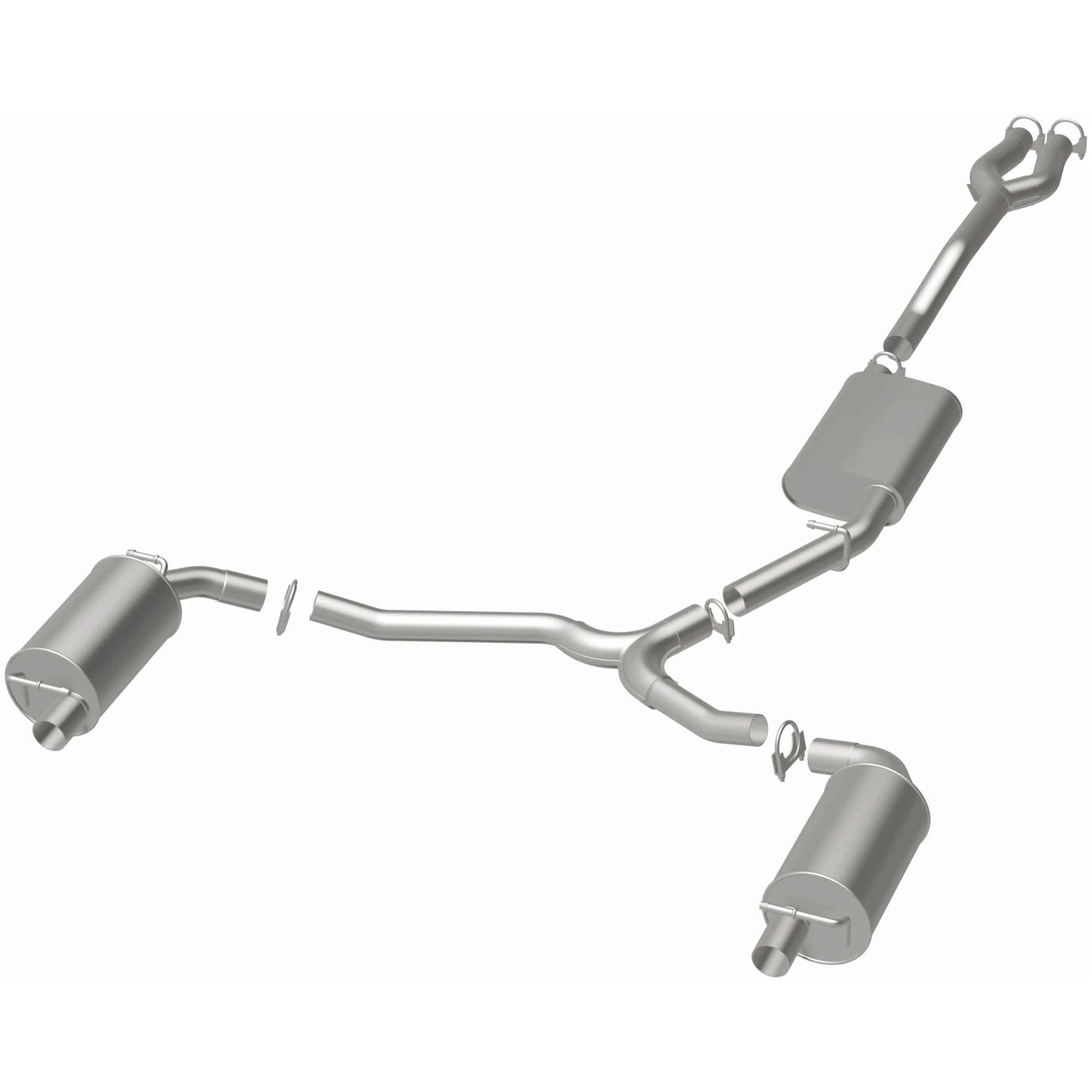 BRExhaust 2015-2023 Chrysler 300 3.6L | 2015-2023 Dodge Charger SXT 3.6L Direct-Fit Exhaust System Kit 106-0773 - Image 3